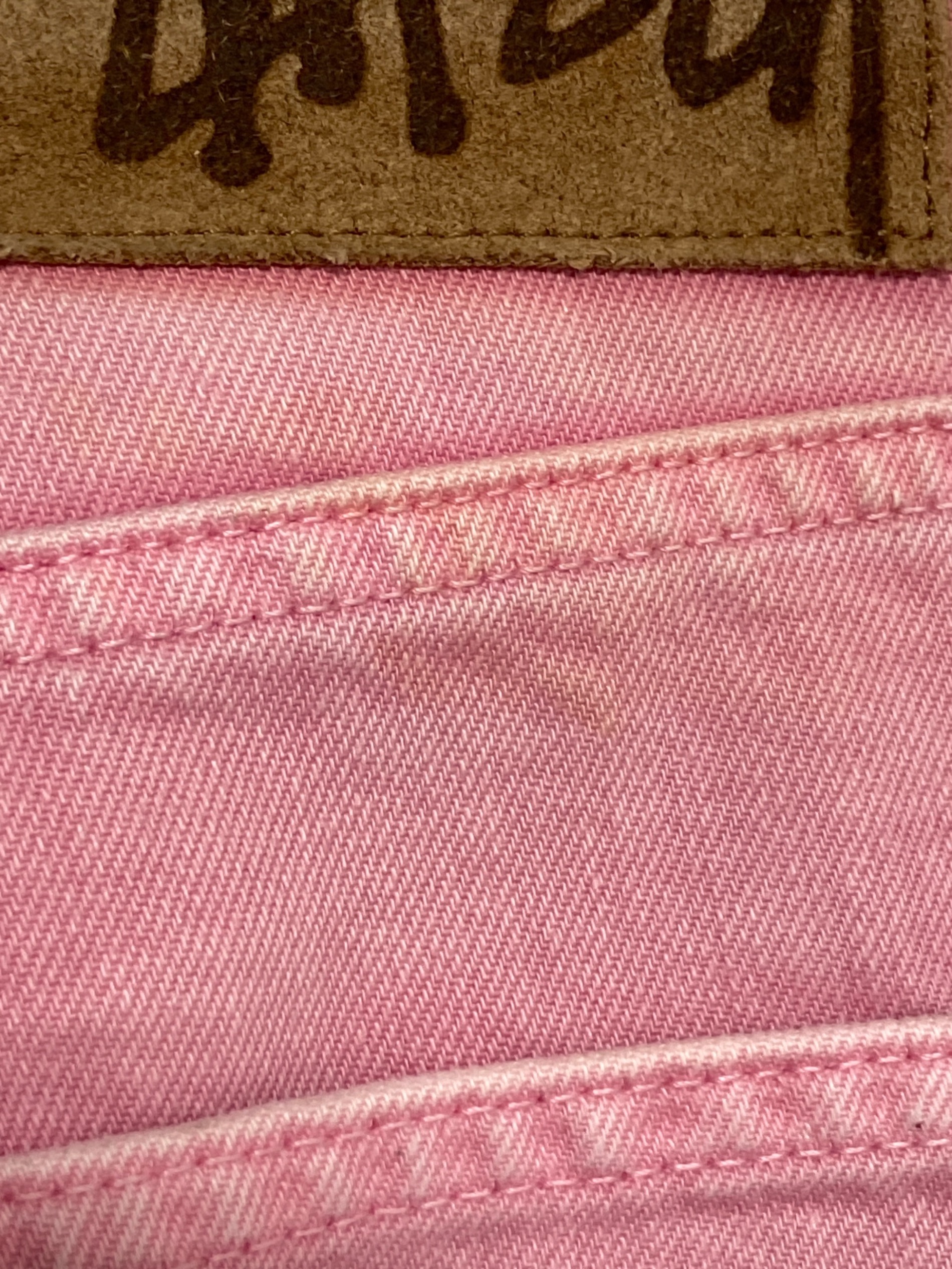 中古・古着通販】stussy (ステューシー) Overdyed Big Ol Jean ピンク