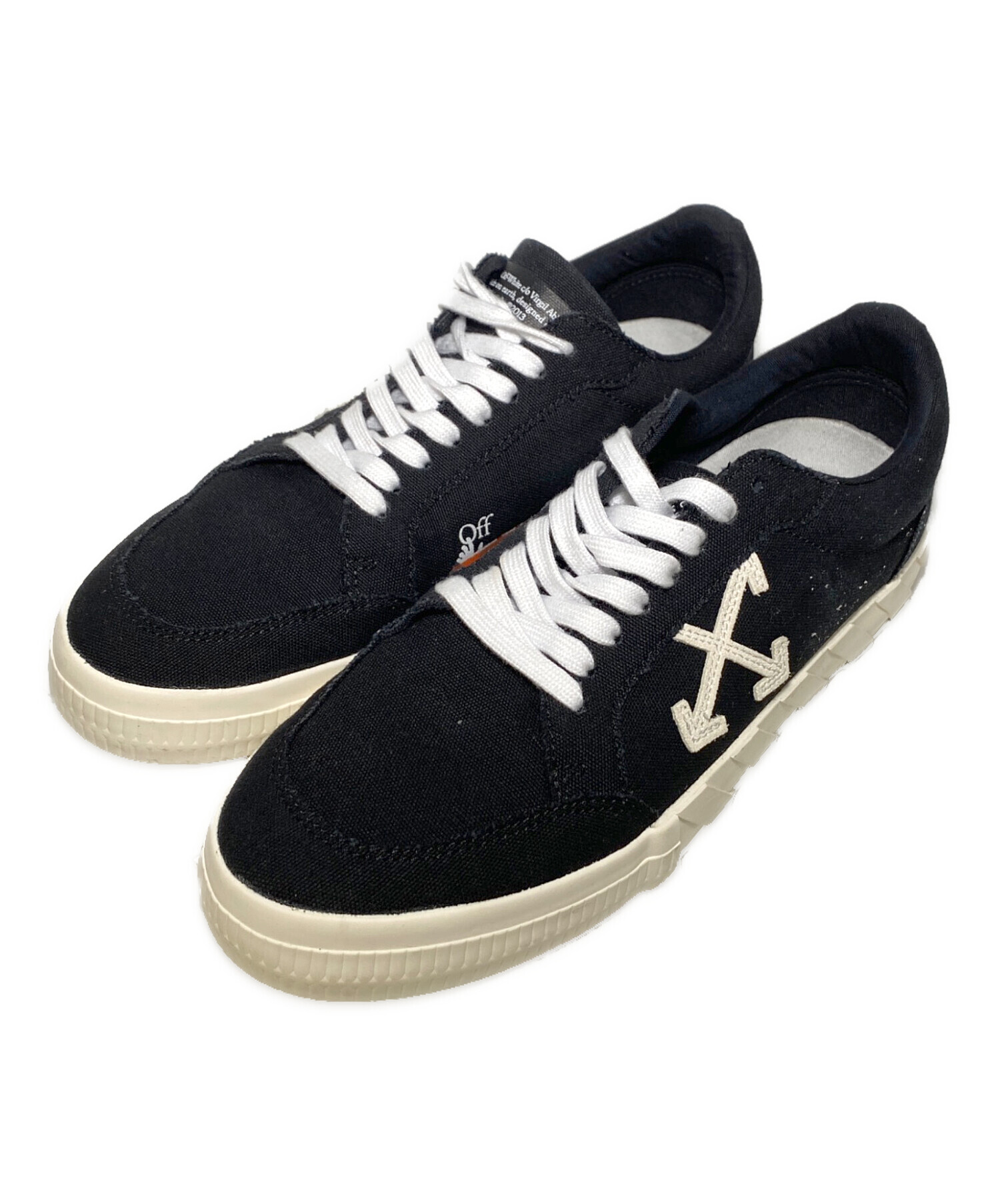 中古・古着通販】OFFWHITE (オフホワイト) LOW VULCANIZED ECO CANVAS 