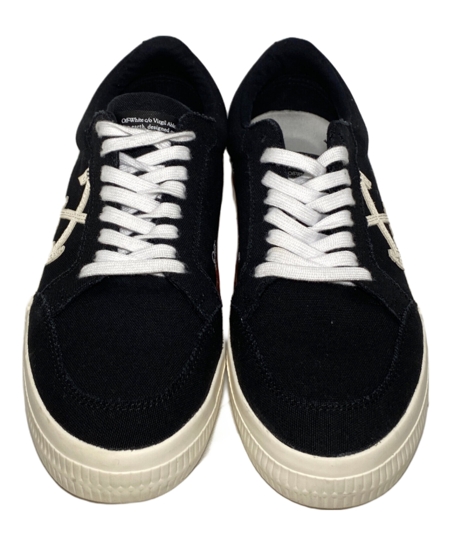 中古・古着通販】OFFWHITE (オフホワイト) LOW VULCANIZED ECO CANVAS 