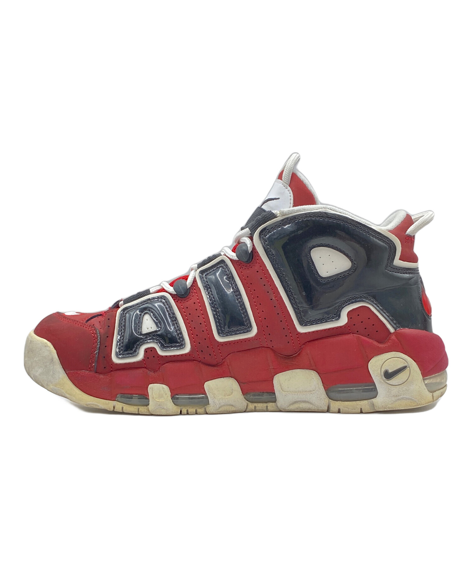 中古・古着通販】NIKE (ナイキ) AIR MORE UPTEMPO 96 レッド 中古・古着通販】NIKE (ナイキ) AIR MORE UPTEMPO 96 レッド