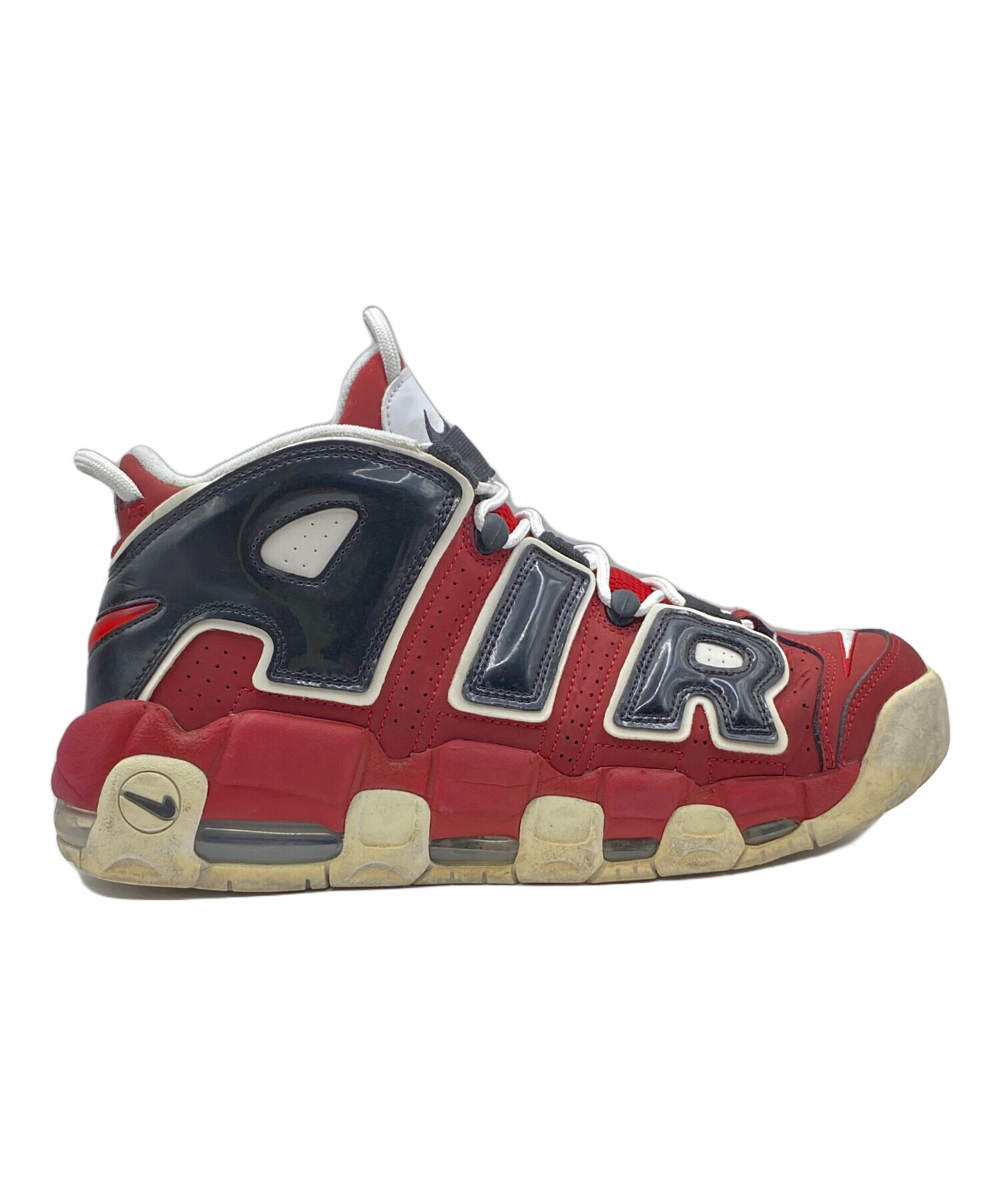 中古・古着通販】NIKE (ナイキ) AIR MORE UPTEMPO 96 レッド サイズ 