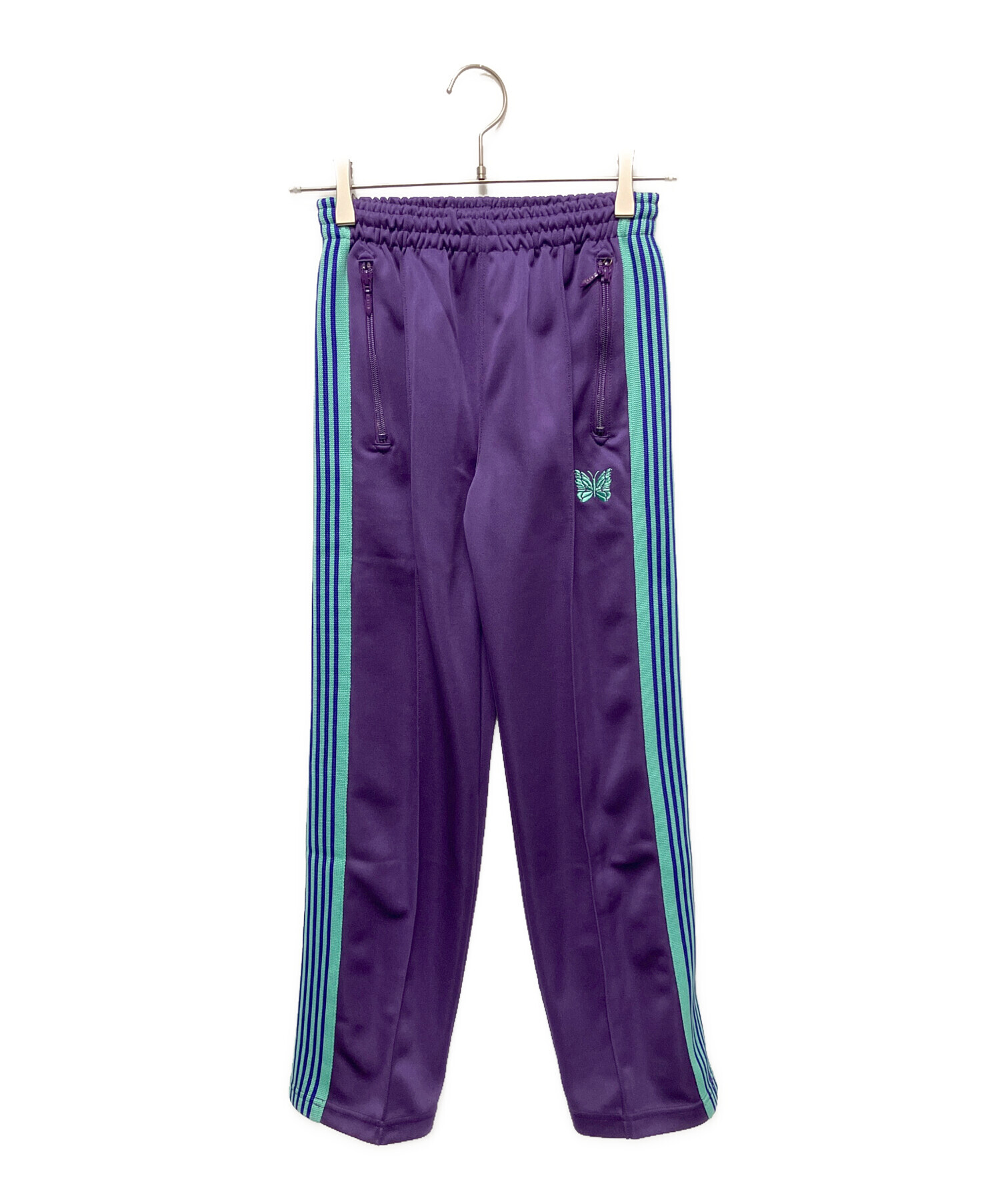 ⚠︎値下げしましたNeedles トラックパンツ パープル サイズ1 中古・古着通販】Needles (ニードルズ) Track Pant STRAIGHT