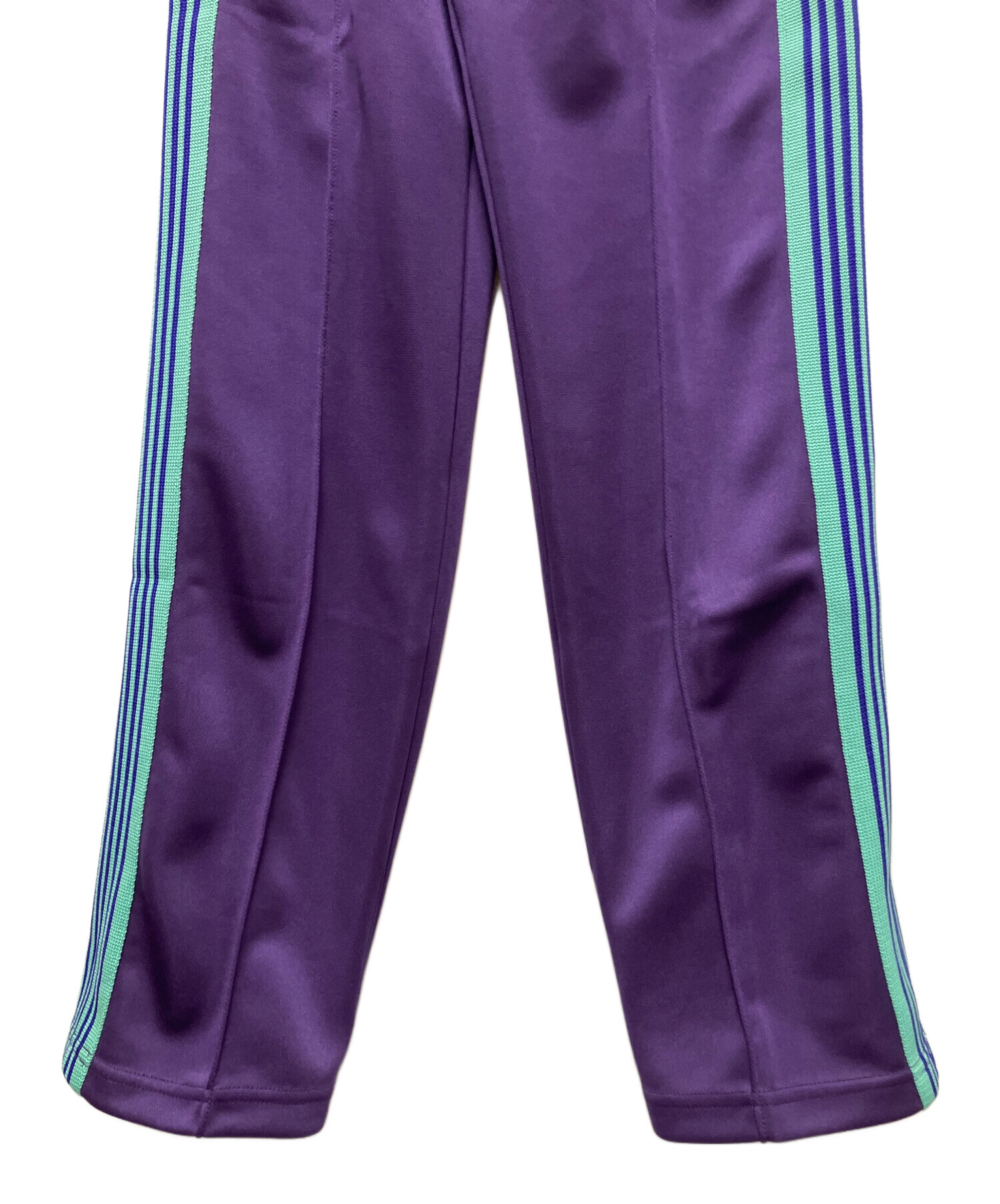 【人気】NEEDLES TRACK PANT 紫ストライプ　ストレート　美品 中古・古着通販】Needles (ニードルズ) Track Pant STRAIGHT