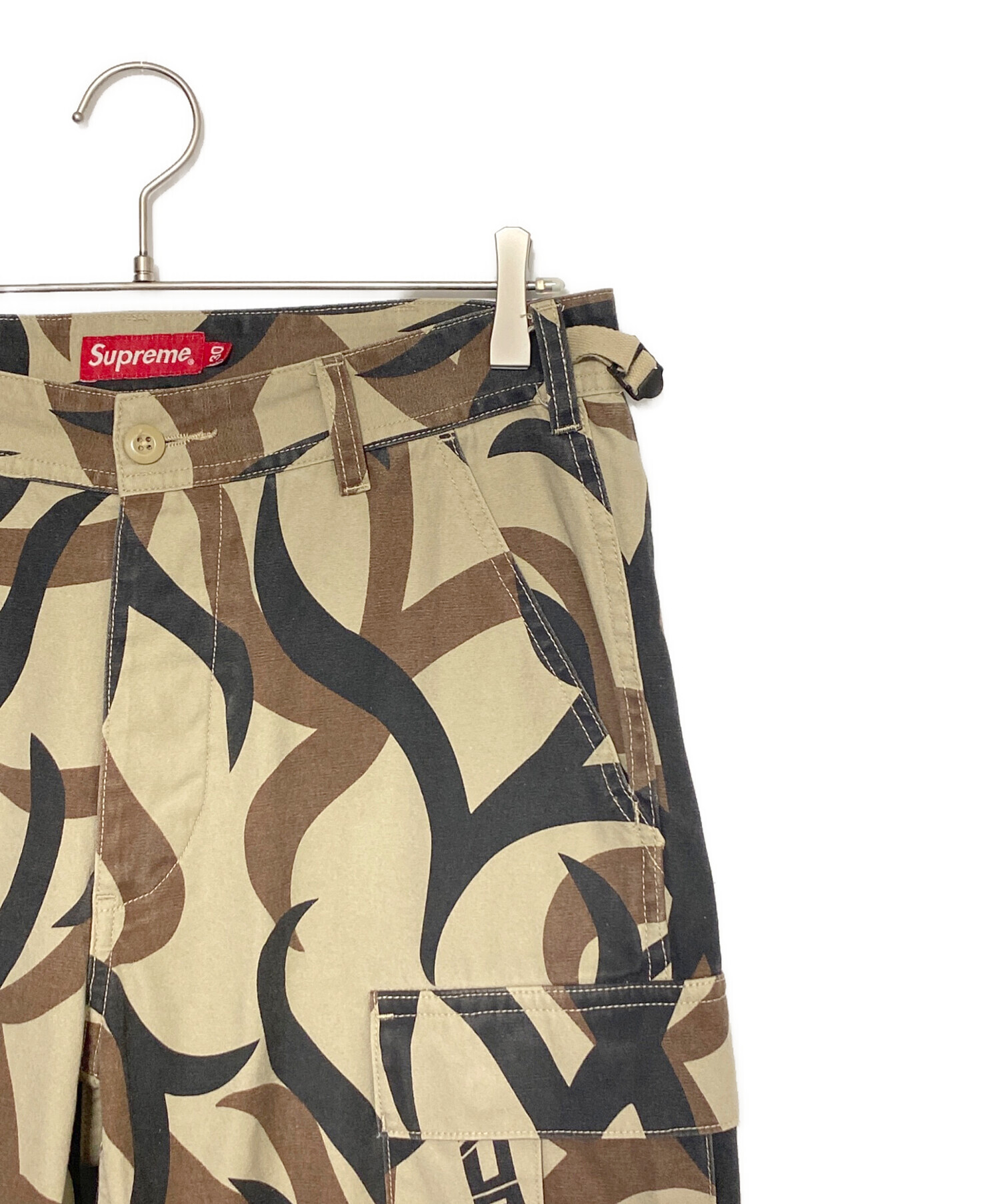 中古・古着通販】SUPREME (シュプリーム) CARGO PANT TAN TRIBAL CAMO