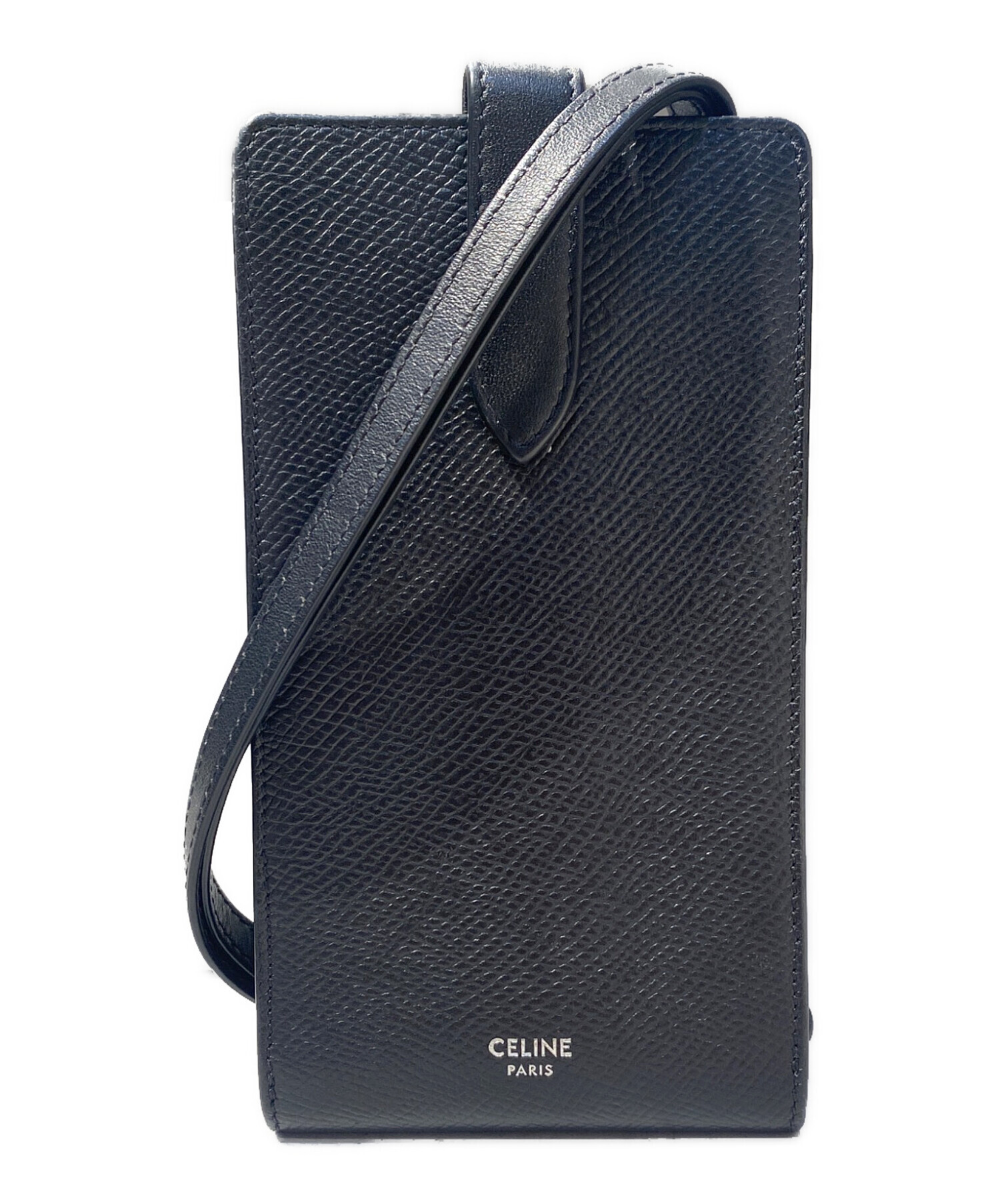 【mozz】セリーヌ　コンパクト カードホルダー　※旧ロゴ 1点限り☆国内即納☆CELINE(セリーヌ)ロゴジップカードホルダー