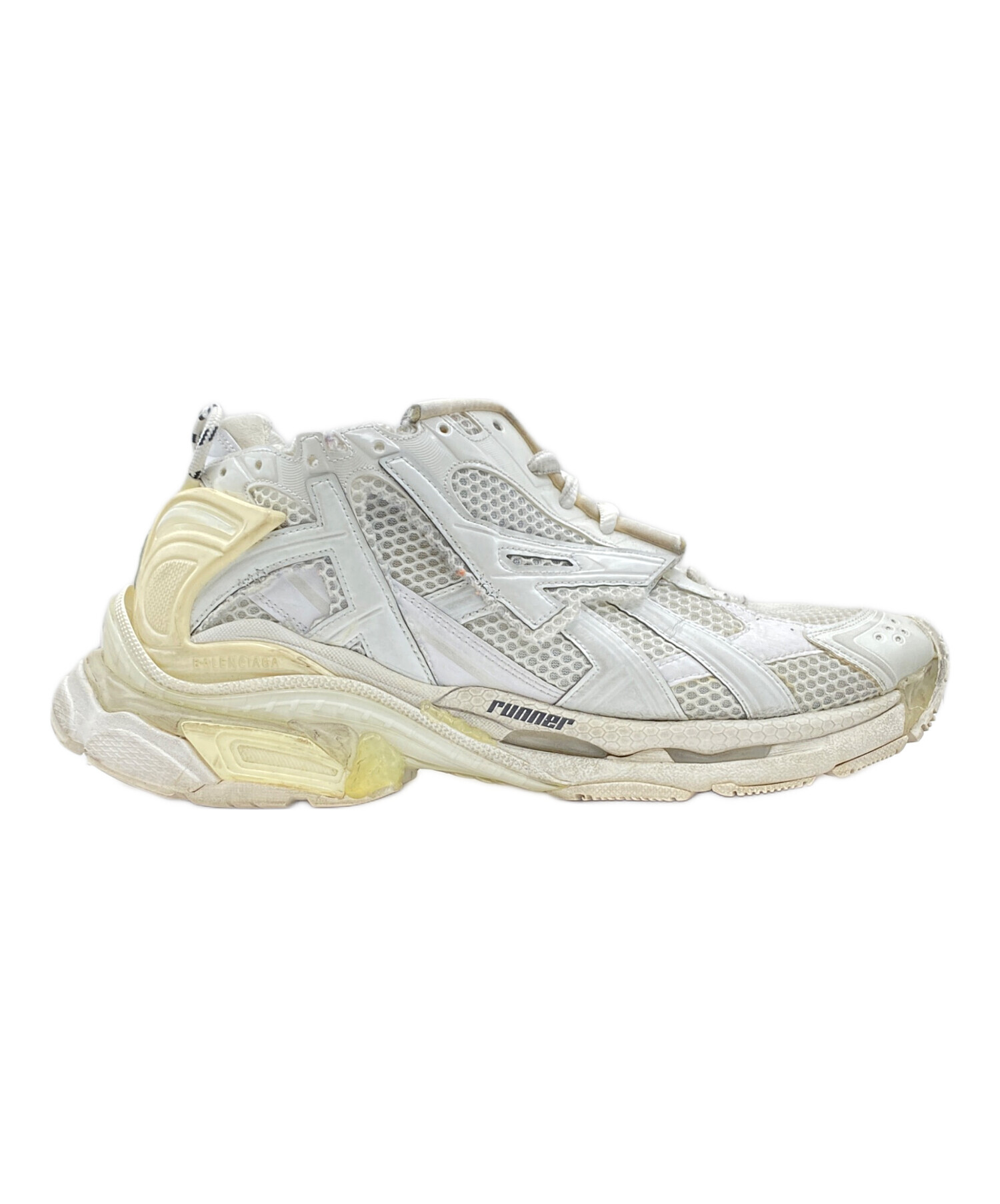 中古・古着通販】BALENCIAGA (バレンシアガ) RUNNER ホワイト サイズ