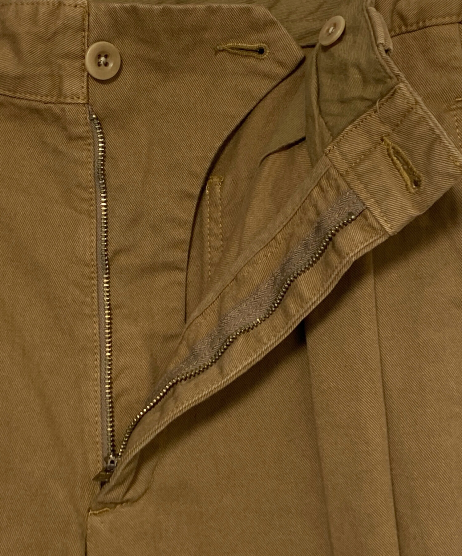 中古・古着通販】MINEDENIM (マインデニム) E.Wide Chino TRS ブラウン