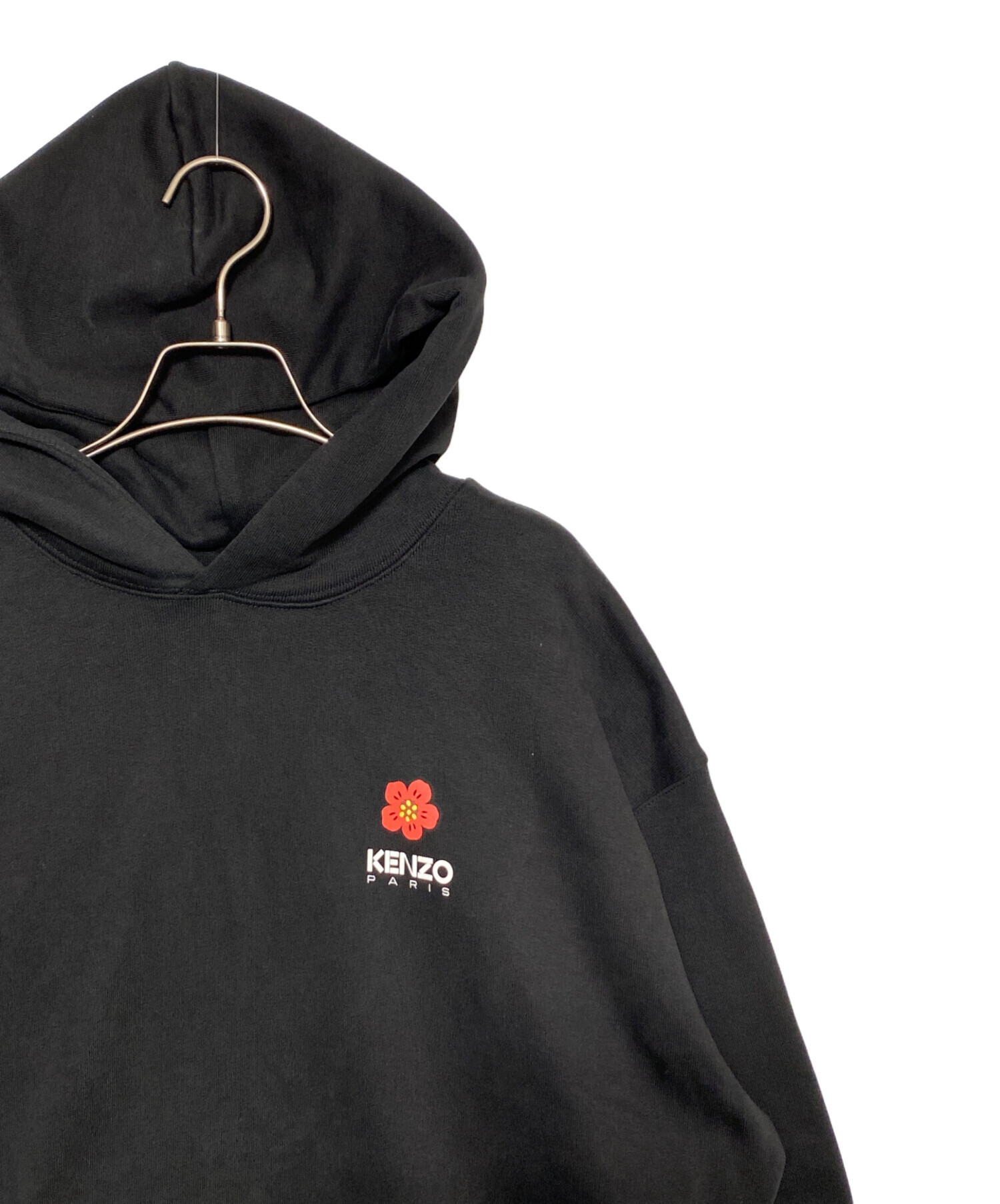 KENZO◇パーカー/XL/コットン/BLK/FD55SW4414MF/BOKE FLOWER CREST 