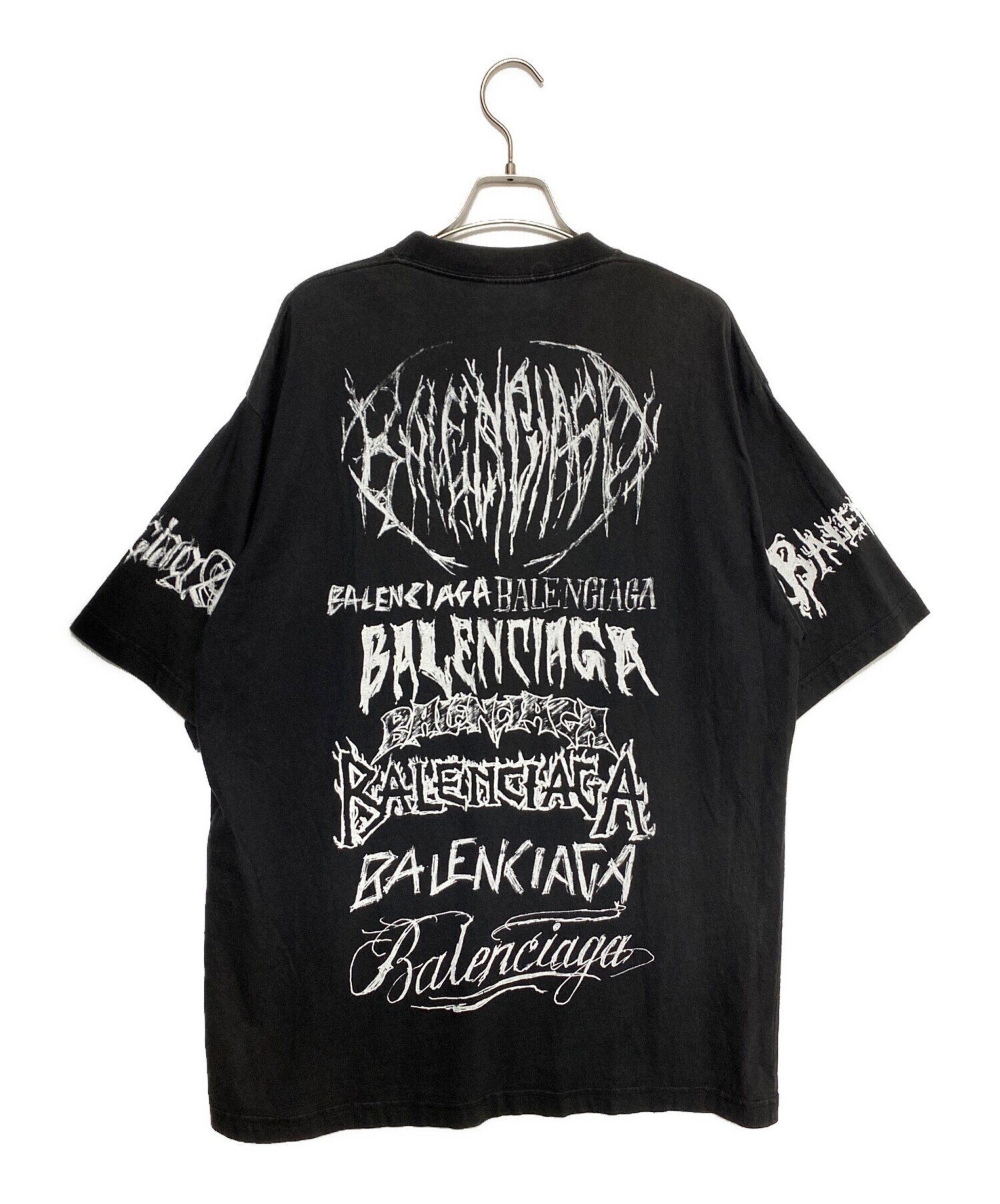 中古・古着通販】BALENCIAGA (バレンシアガ) オーバーサイズメタルロゴ