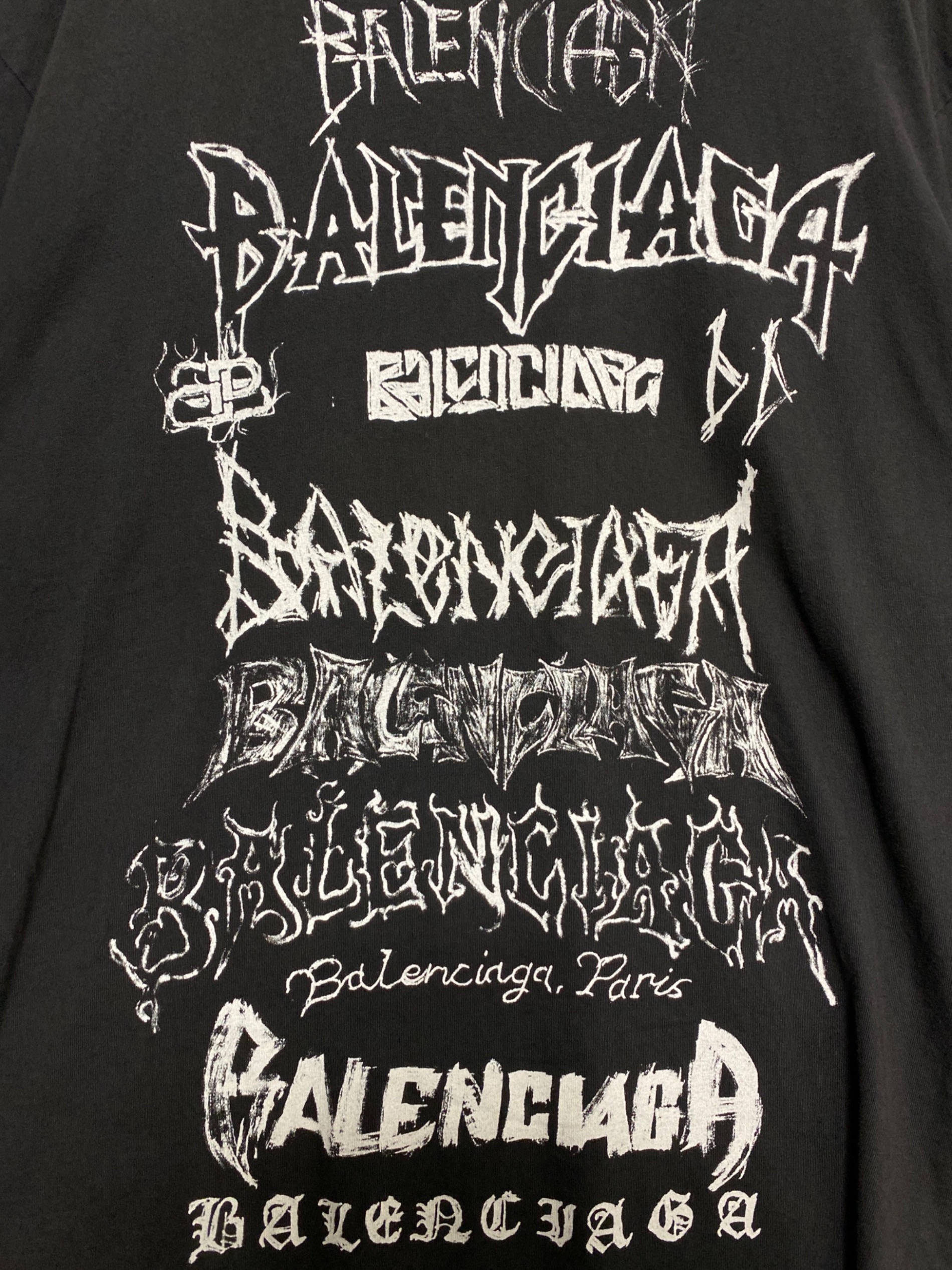 中古・古着通販】BALENCIAGA (バレンシアガ) オーバーサイズメタルロゴ
