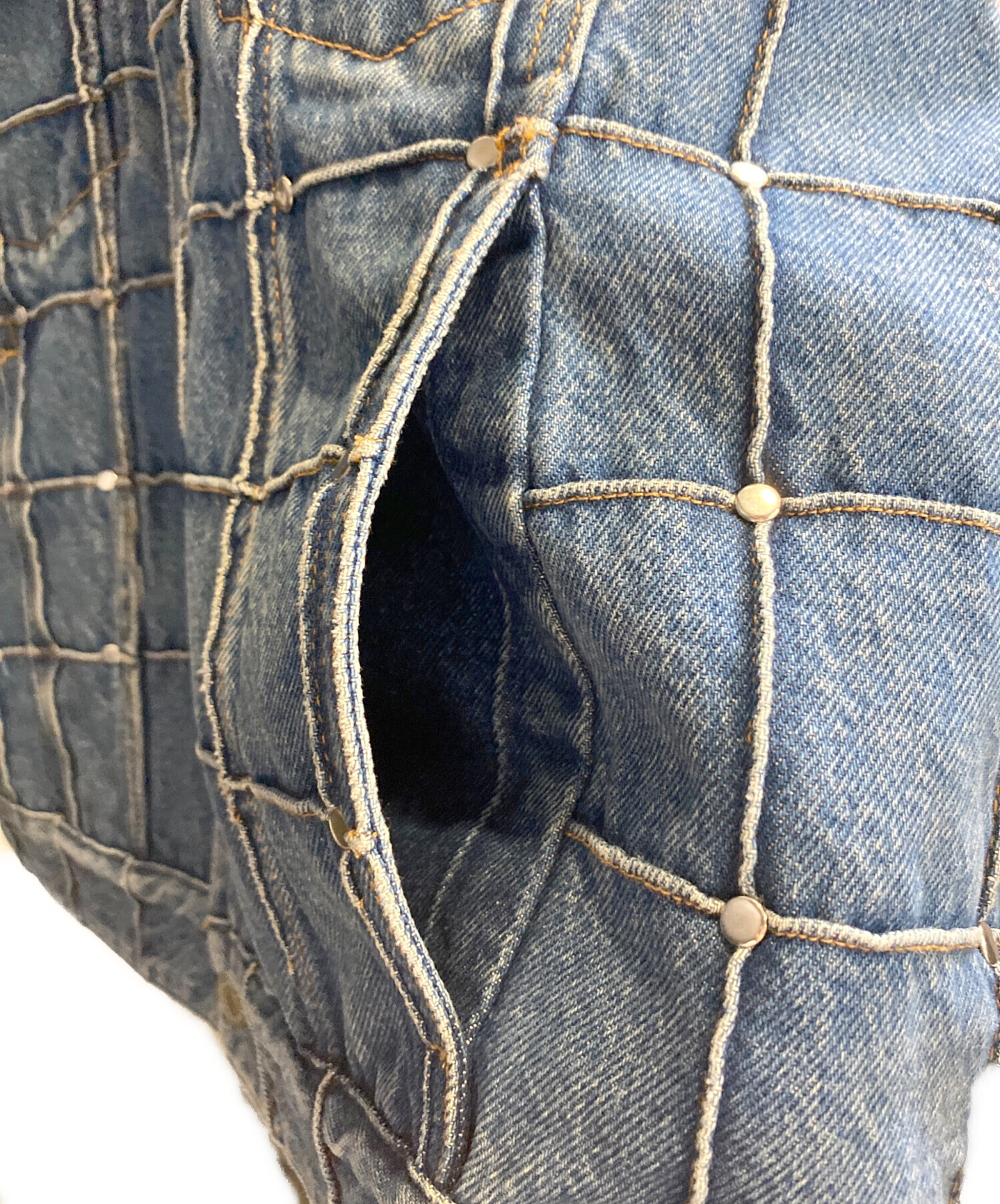 中古・古着通販】SUPREME (シュプリーム) Studded Seam Denim Trucker 