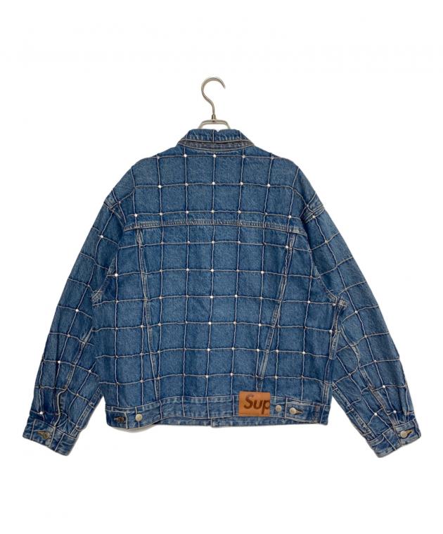 中古・古着通販】SUPREME (シュプリーム) Studded Seam Denim Trucker