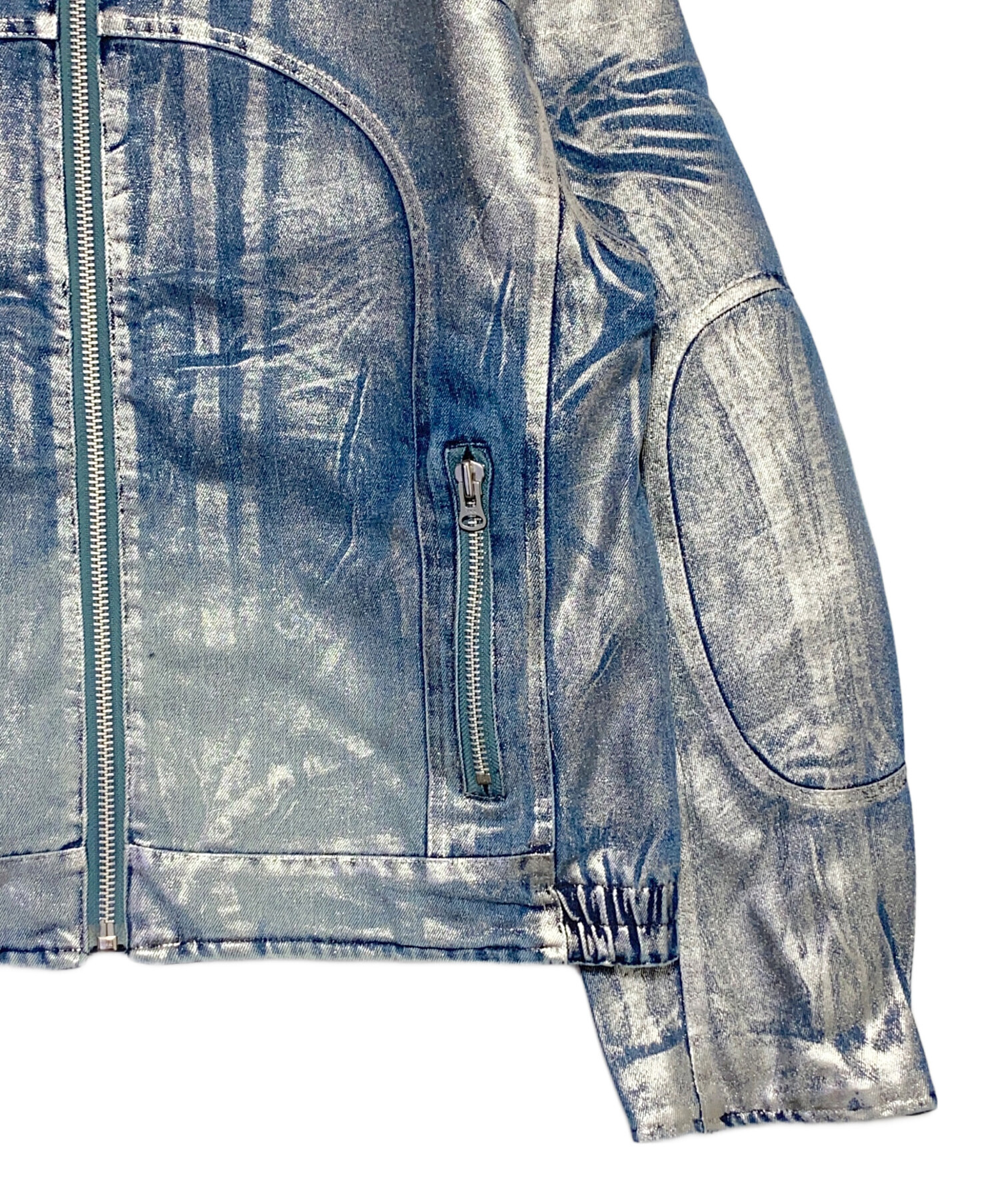 中古・古着通販】BREATH (ブレス) COATING RIDERS JACKET インディゴ 