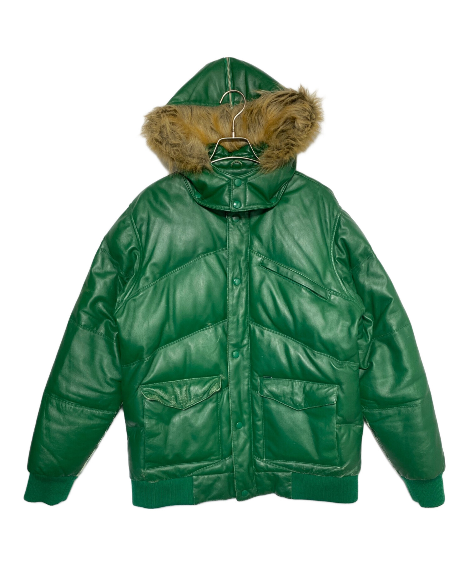 中古・古着通販】SUPREME (シュプリーム) 07SS Leather Down Jacket