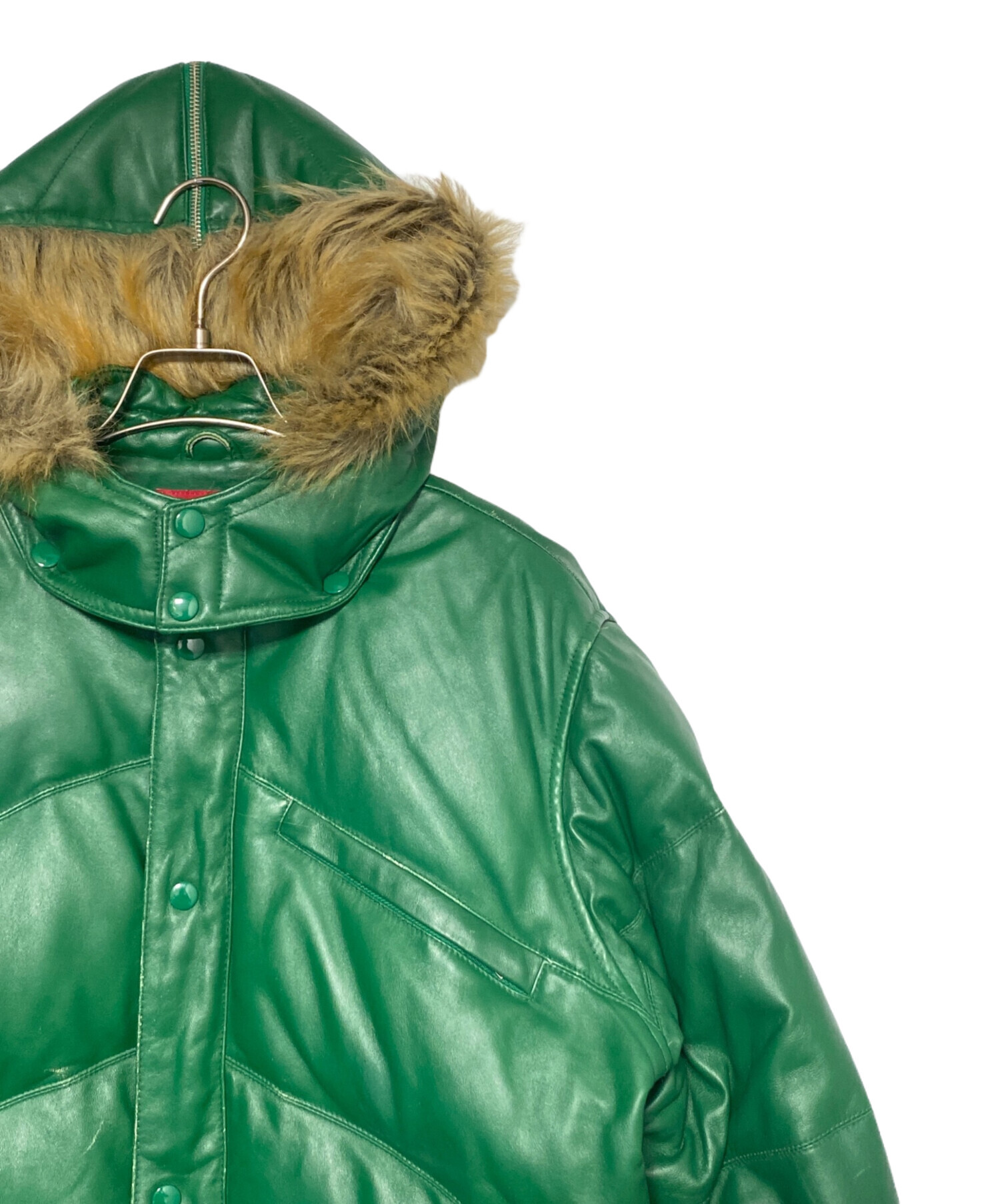 中古・古着通販】SUPREME (シュプリーム) 07SS Leather Down Jacket 