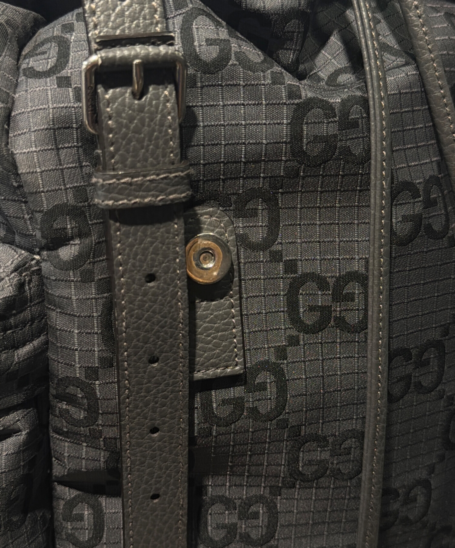 中古・古着通販】GUCCI (グッチ) GGリップストップ バックパック 
