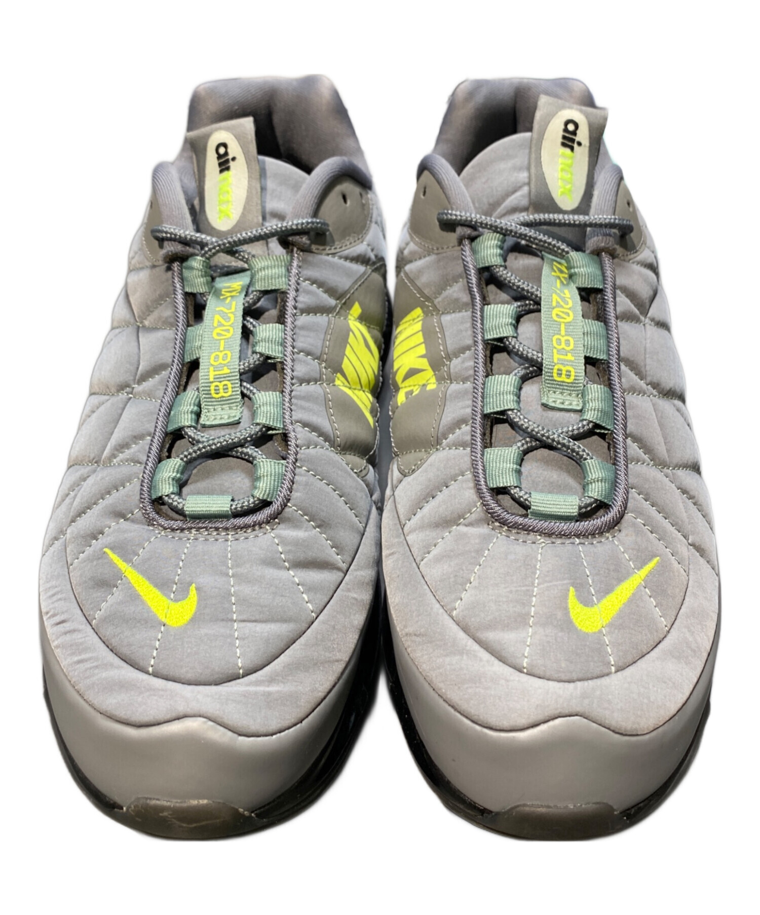 中古・古着通販】NIKE (ナイキ) Air MX 720 818 グレー×黄緑 サイズ