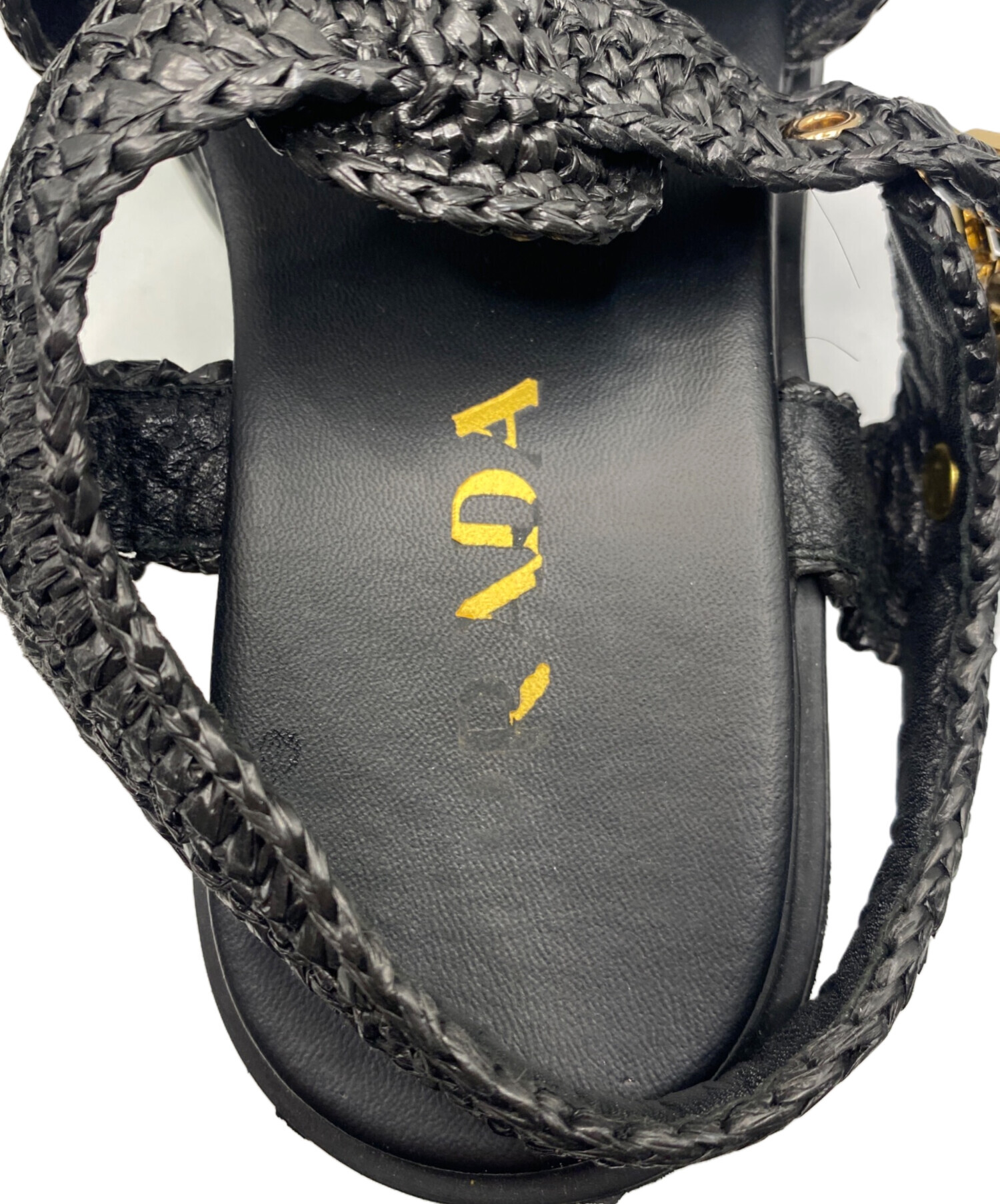 中古・古着通販】PRADA (プラダ) ケージサンダル モノリス クロシェ