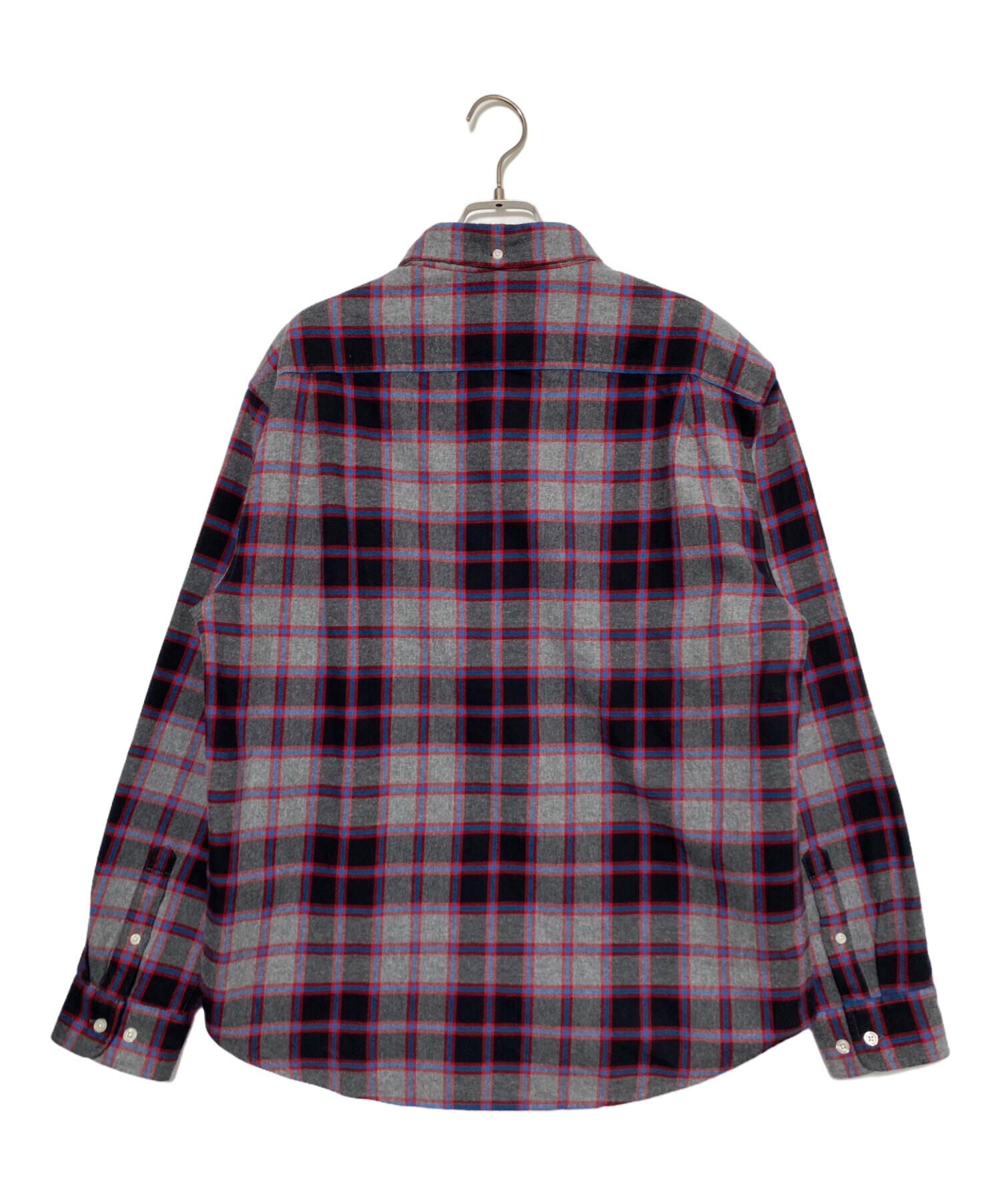old Supreme Plaid Flannel Shirt 【Mサイズ】 中古・古着通販】SUPREME (シュプリーム) Plaid Flannel Shirt レッド