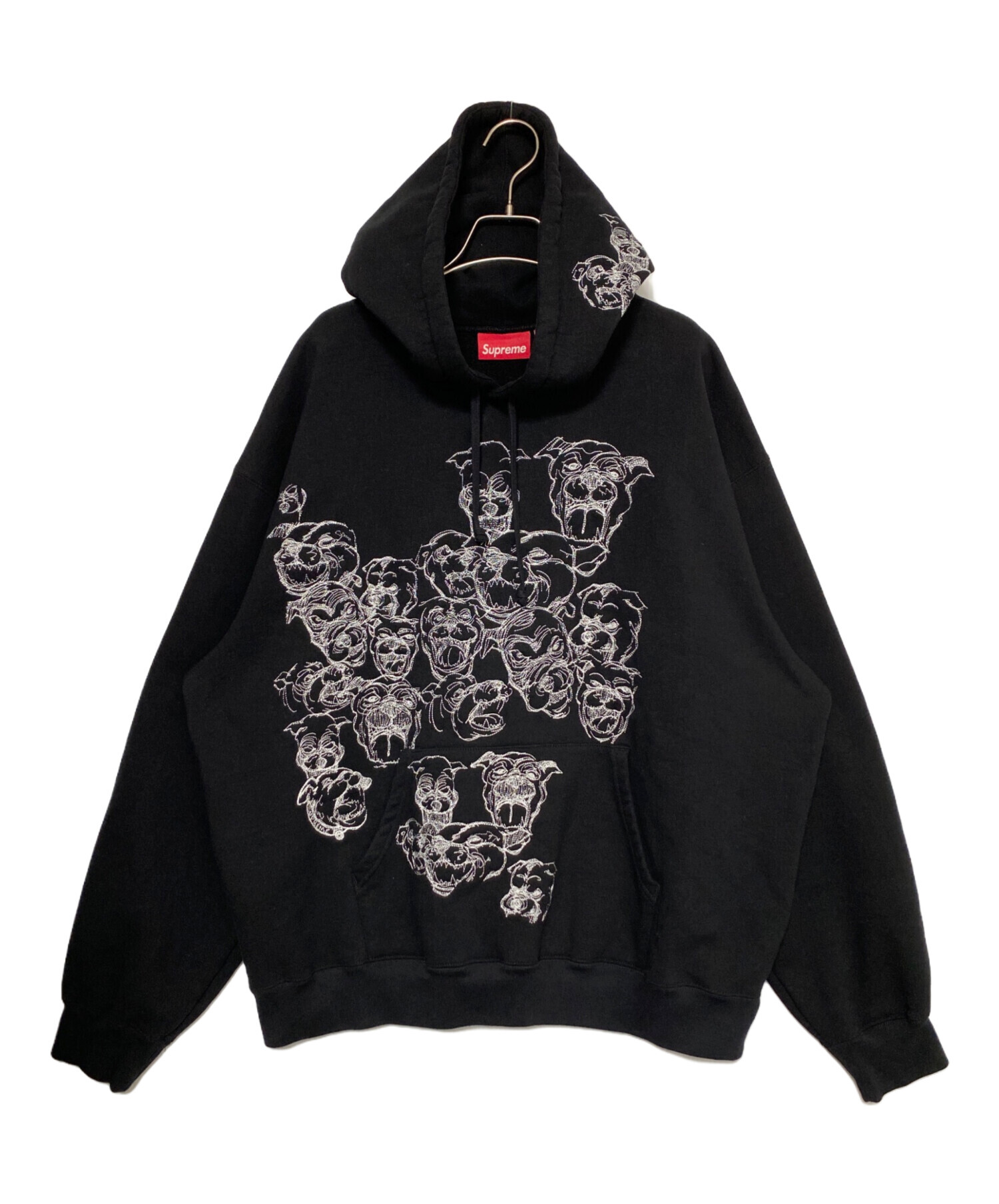 中古・古着通販】Supreme (シュプリーム) Pitbulls Embroidered Hooded