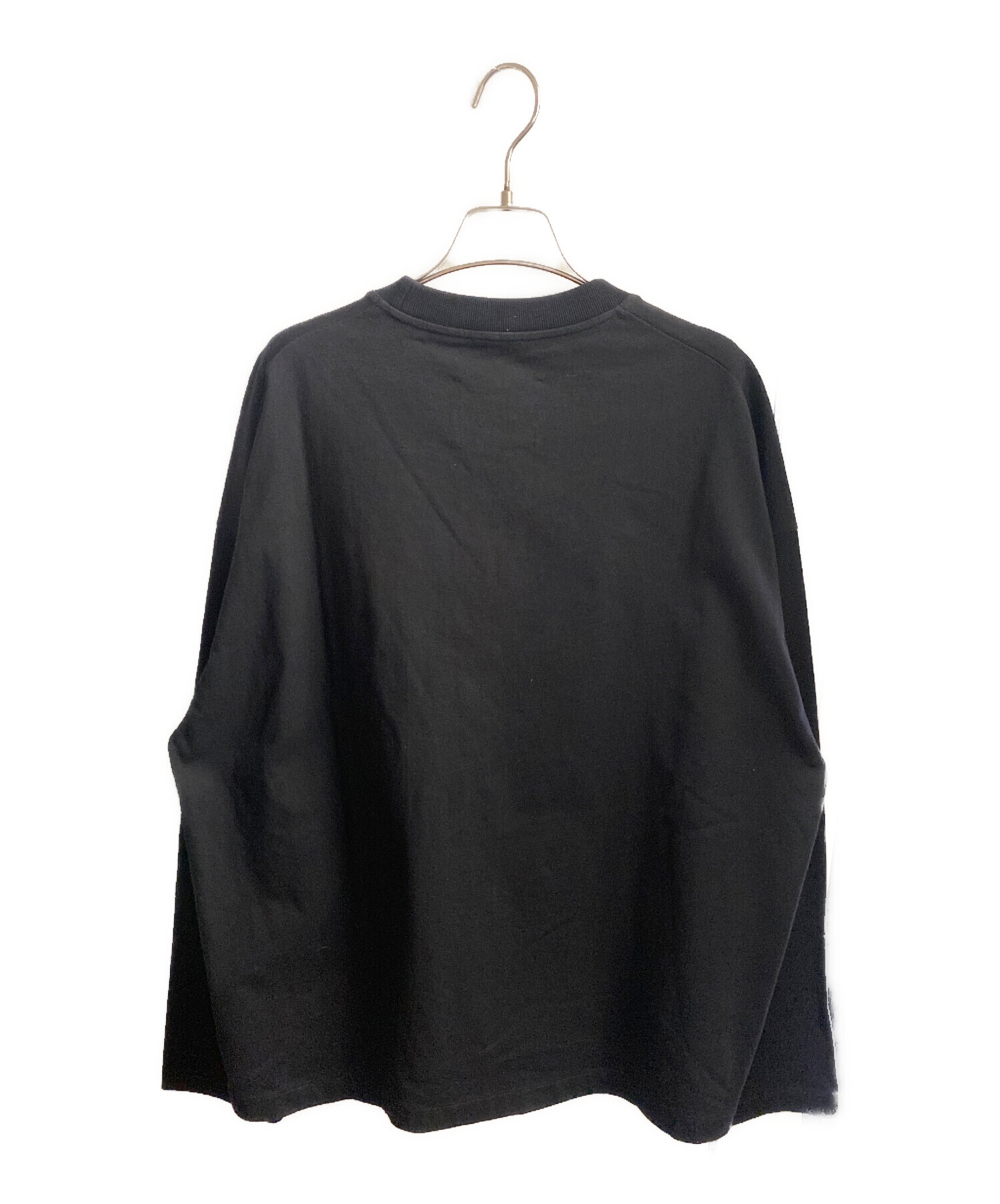 中古・古着通販】JIL SANDER (ジルサンダー) ロゴ長袖Tシャツ ブラック 