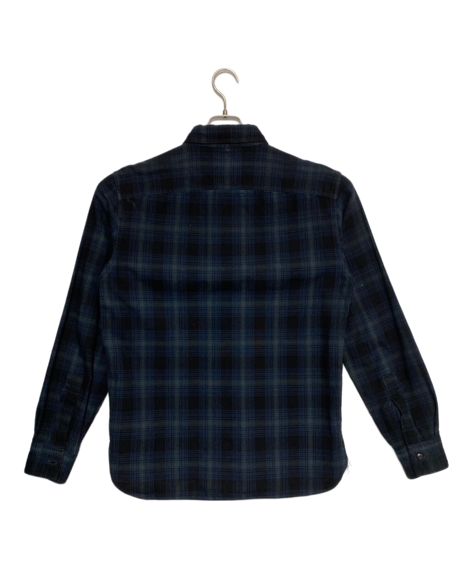 中古・古着通販】RRL (ダブルアールエル) チェックシャツ ネイビー