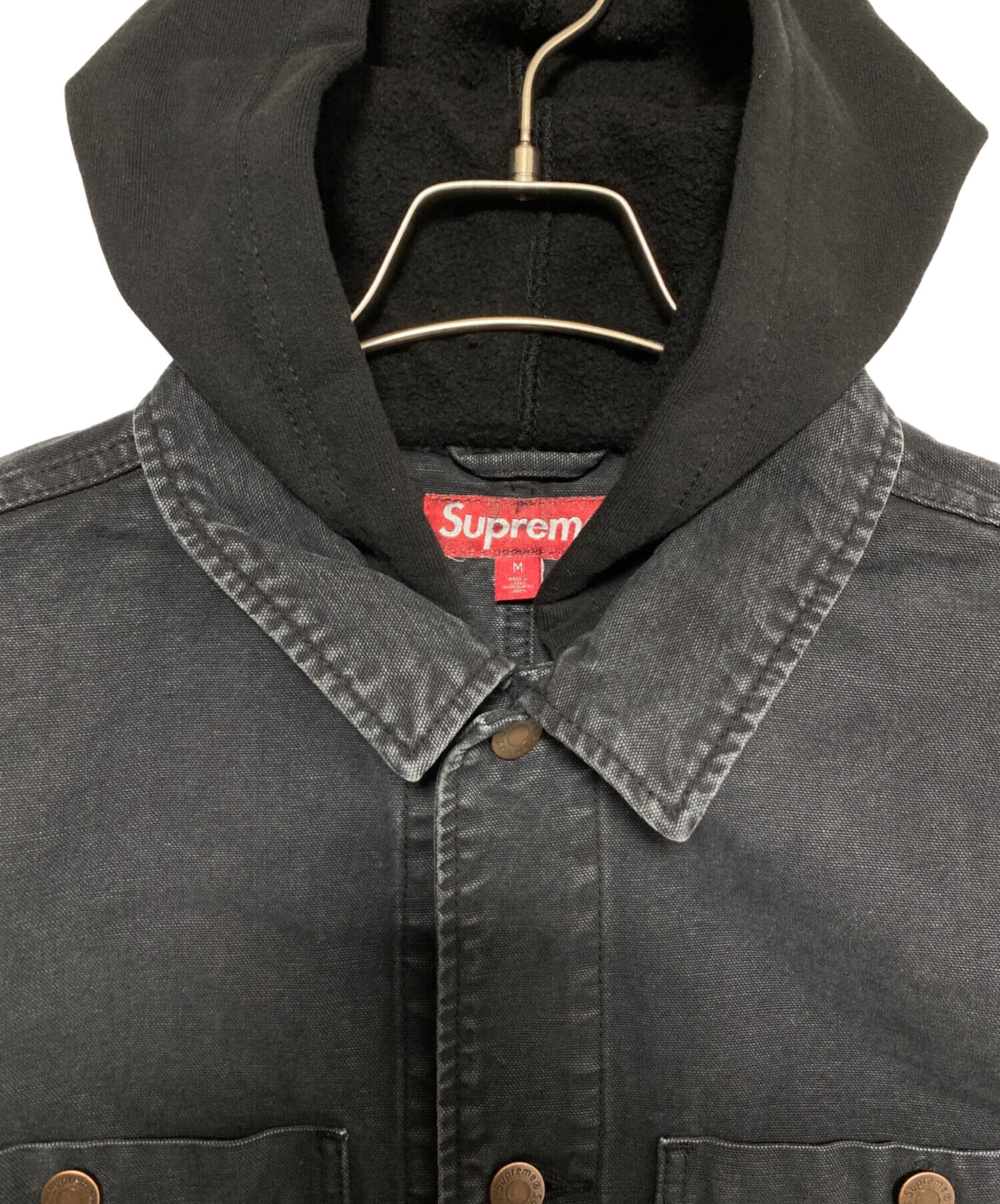 中古・古着通販】SUPREME (シュプリーム) Worn Hooded Chore Coat