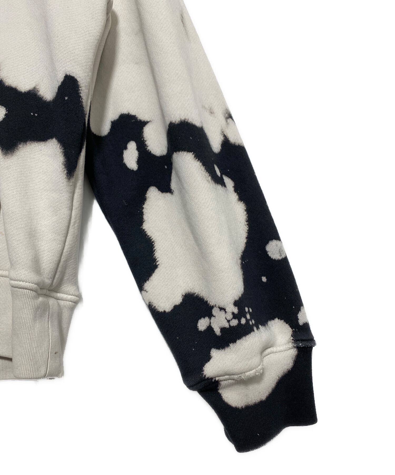 中古・古着通販】AMIRI (アミリ) Bleached Dragon Zip Hoodie ブラック