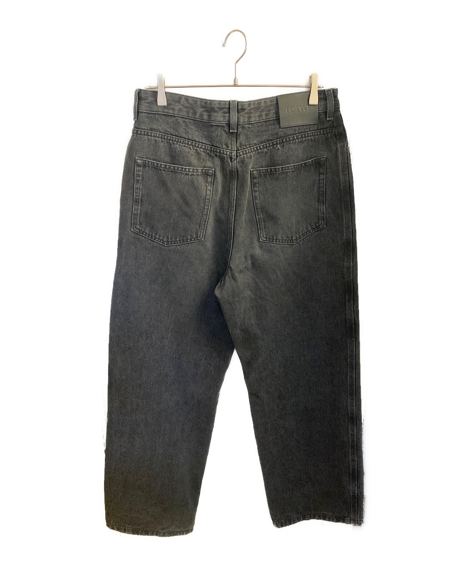 中古・古着通販】LOEWE (ロエベ) ANAGRAM BAGGY ブラック サイズ:48