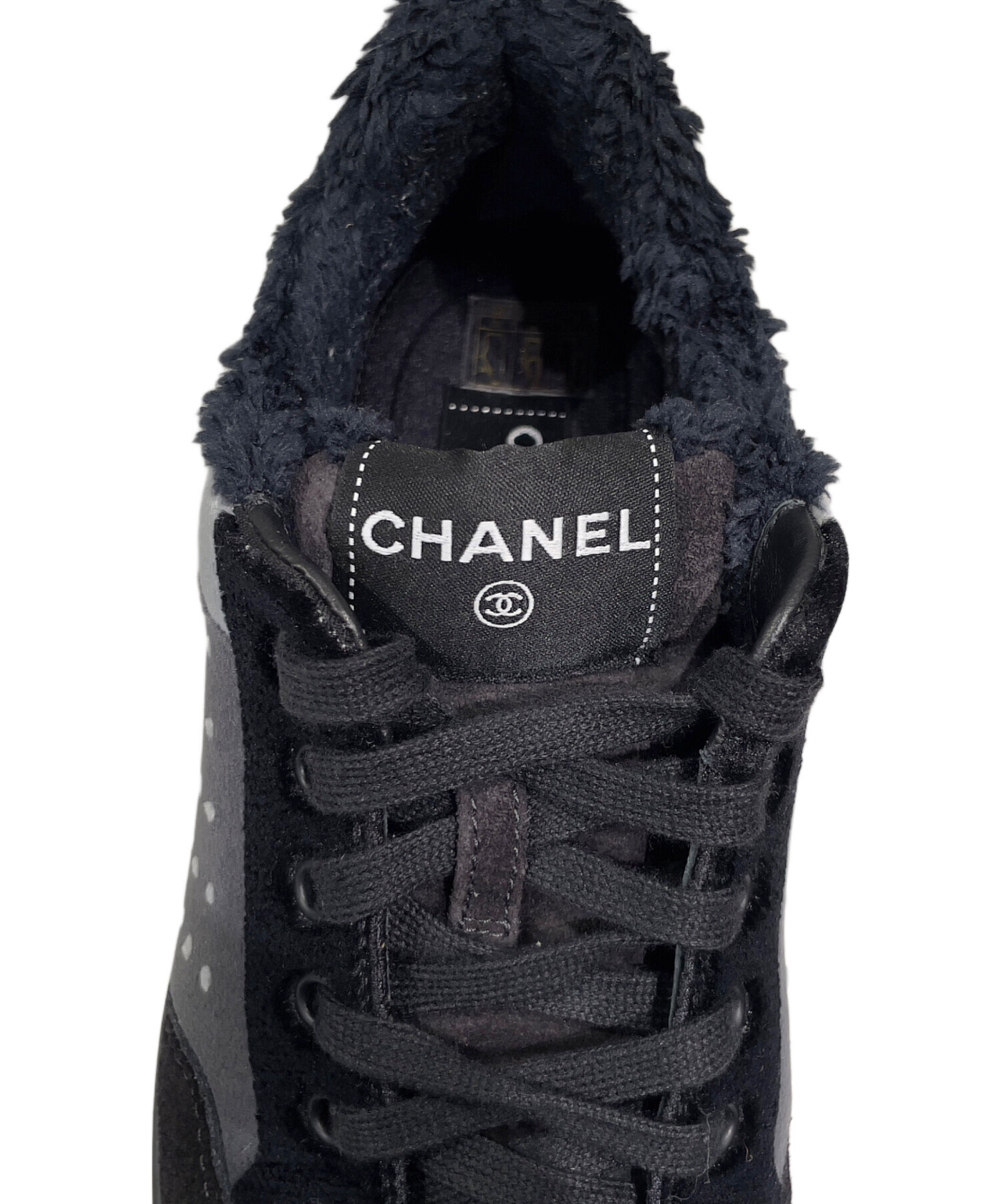 CHANEL ファブリックシューズ 中古・古着通販】CHANEL (シャネル) Skateboard Shoes ブラック サイズ