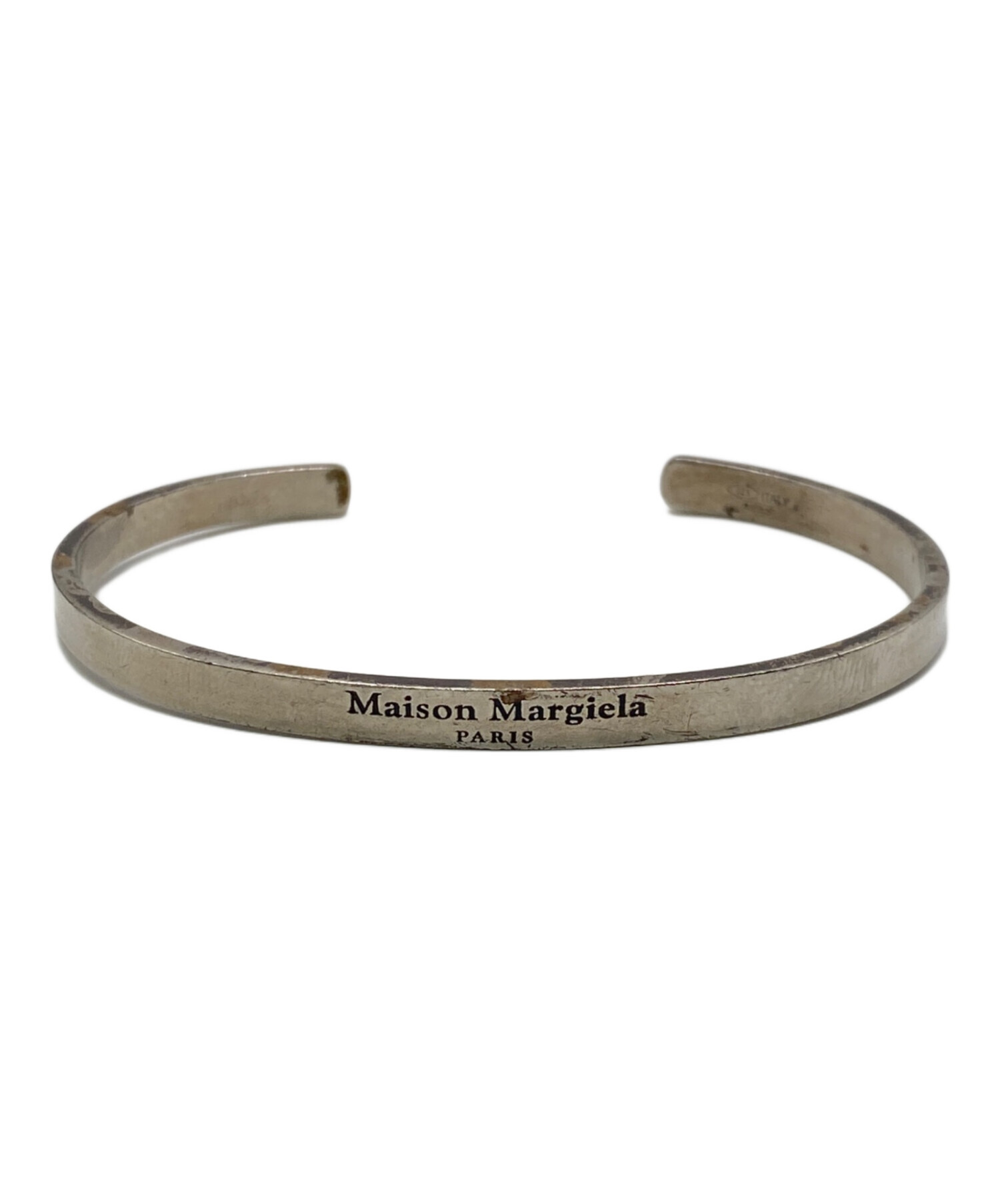 Maison Margiela バングル イタリア製 中古・古着通販】Maison Margiela (メゾンマルジェラ) ロゴバングル