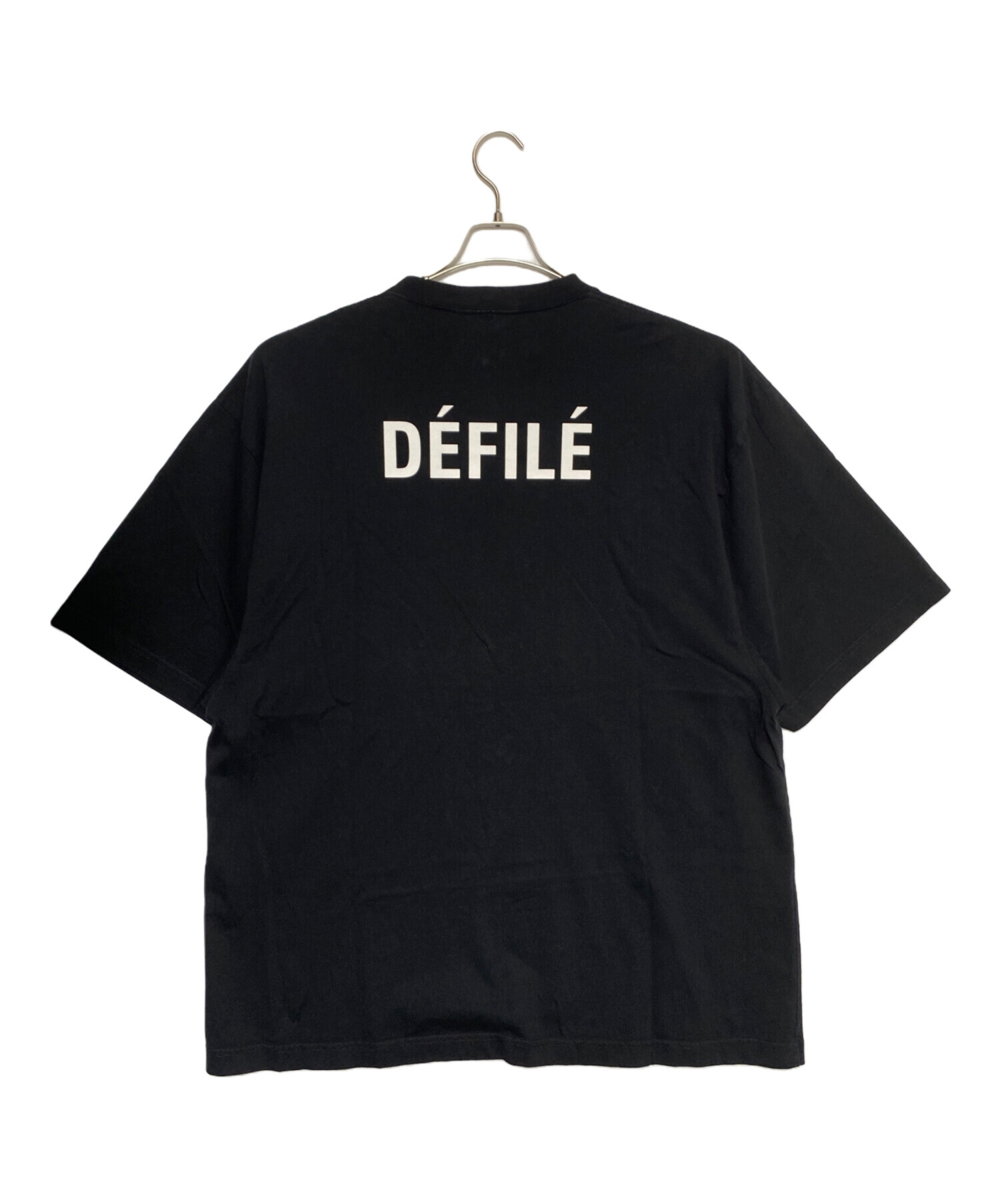 中古・古着通販】BALENCIAGA (バレンシアガ) DEFILE TEE ブラック 