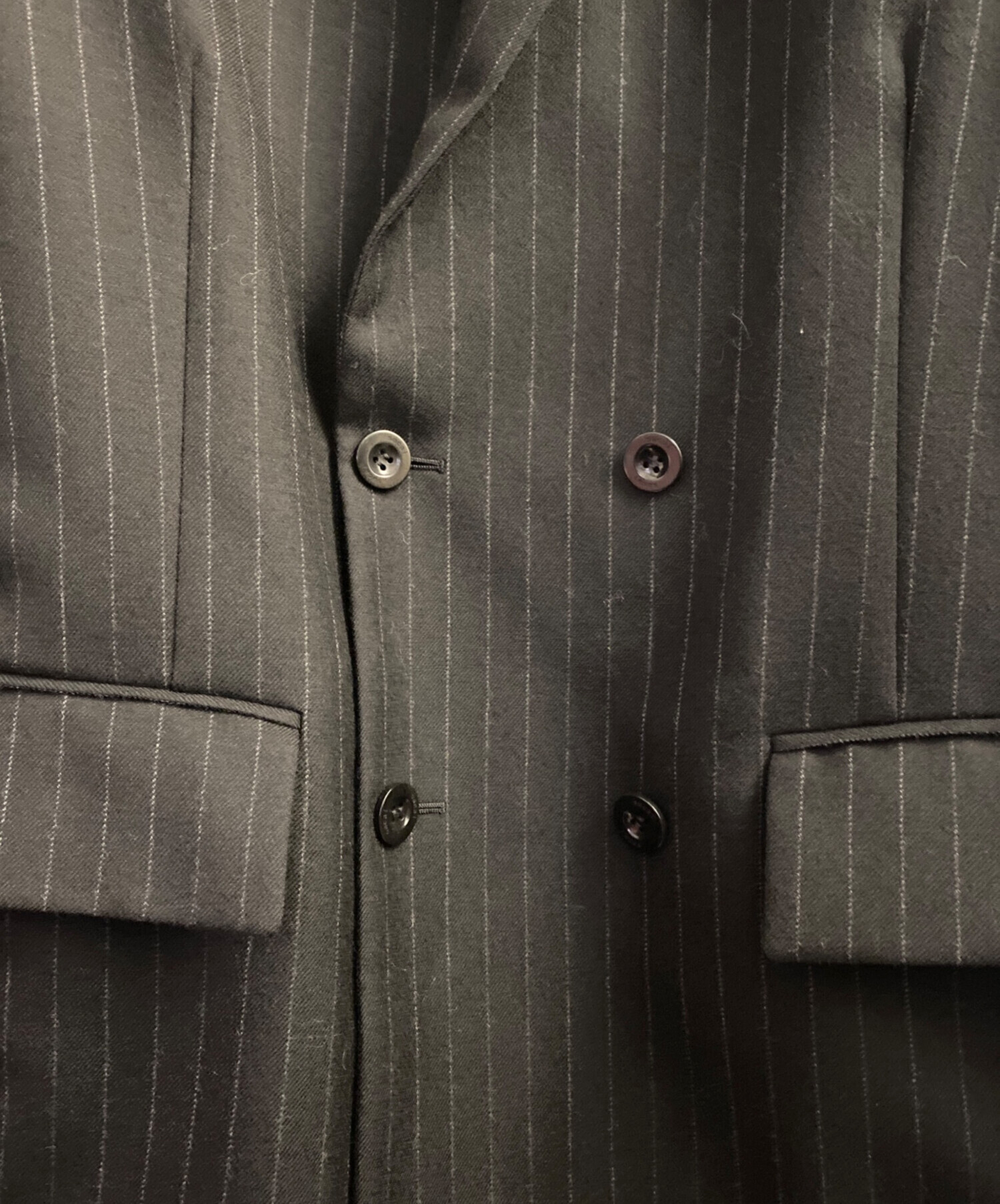 中古・古着通販】sacai (サカイ) 24AW Chalk Stripe x Rip Stop Jacket 中古・古着通販】sacai (サカイ) 24AW Chalk Stripe x Rip Stop Jacket