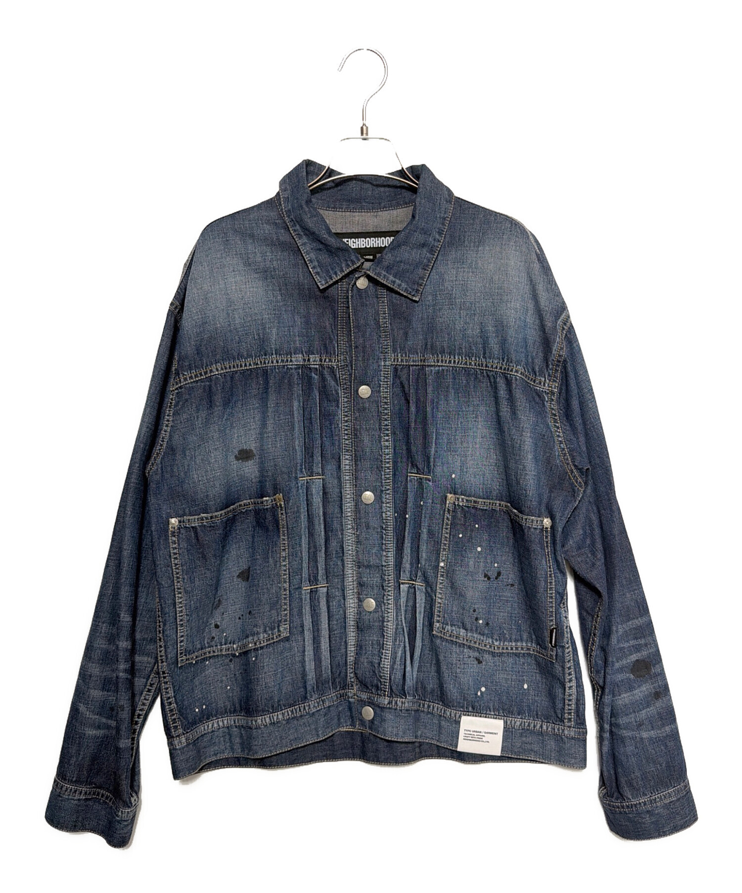 NEIGHBORHOOD ネイバーフッド デニムジャケット メンズ 【古着】【中古】 中古・古着通販】NEIGHBORHOOD (ネイバーフッド) WASHED LIGHTWEIGHT