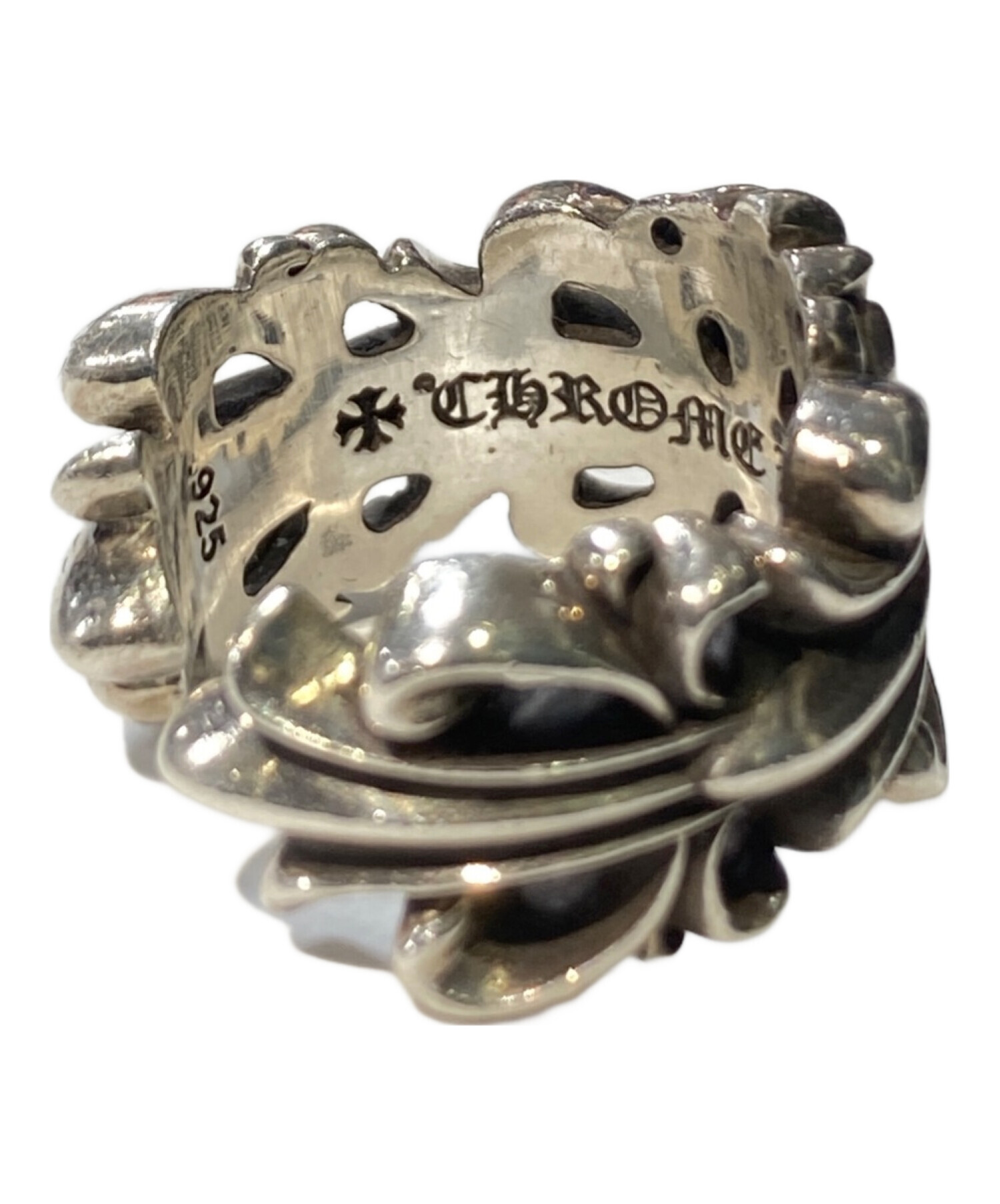 中古・古着通販】CHROME HEARTS (クロムハーツ) DBL FLRL CRS Ring
