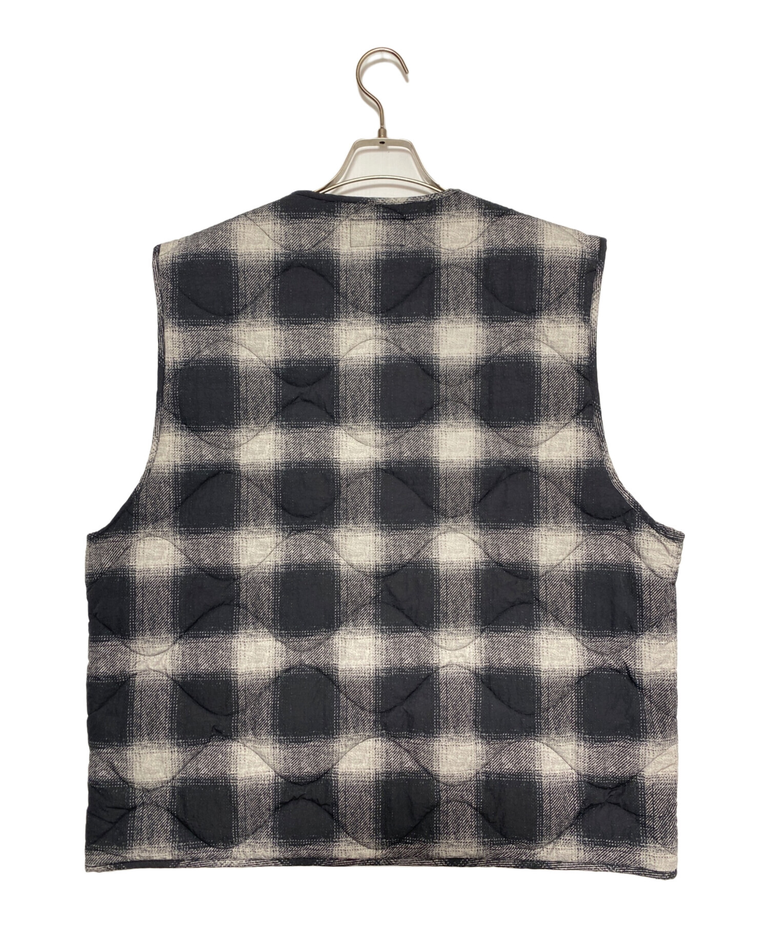 中古・古着通販】stussy (ステューシー) キルティングベスト ブラック