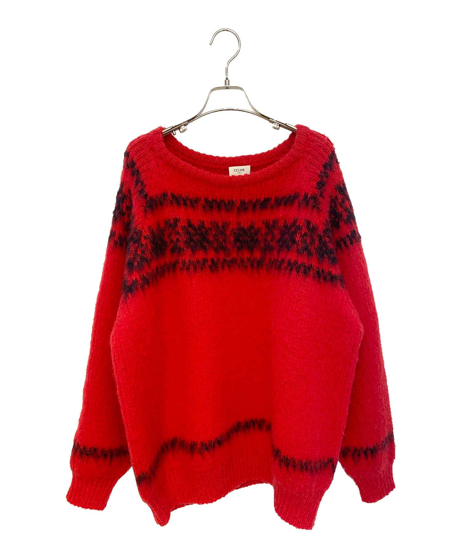 中古・古着通販】CELINE (セリーヌ) ブラッシュドウールクルーネック