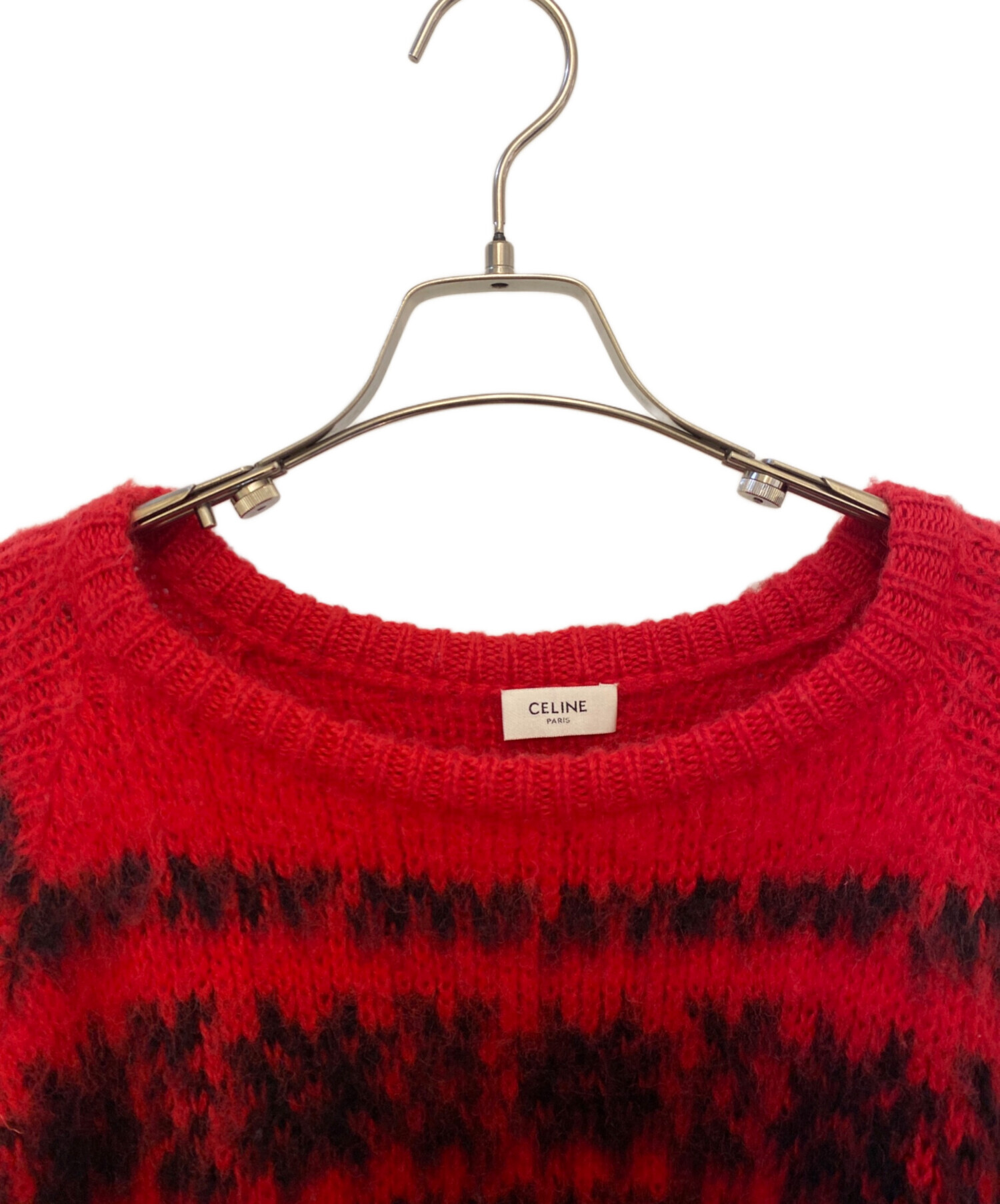 中古・古着通販】CELINE (セリーヌ) ブラッシュドウールクルーネック