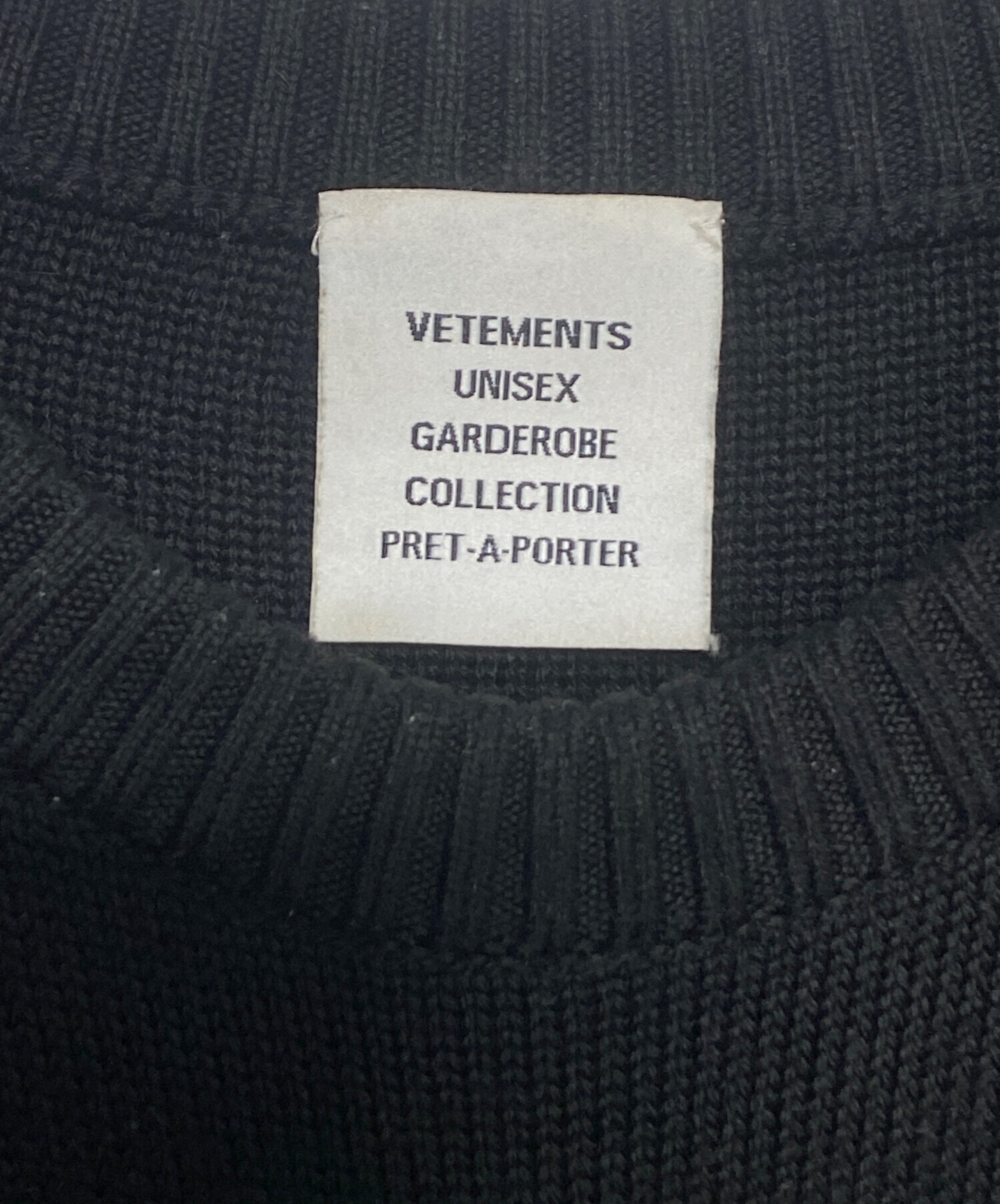 中古・古着通販】VETEMENTS (ヴェトモン) Iconic Logo Knitted Jumper 