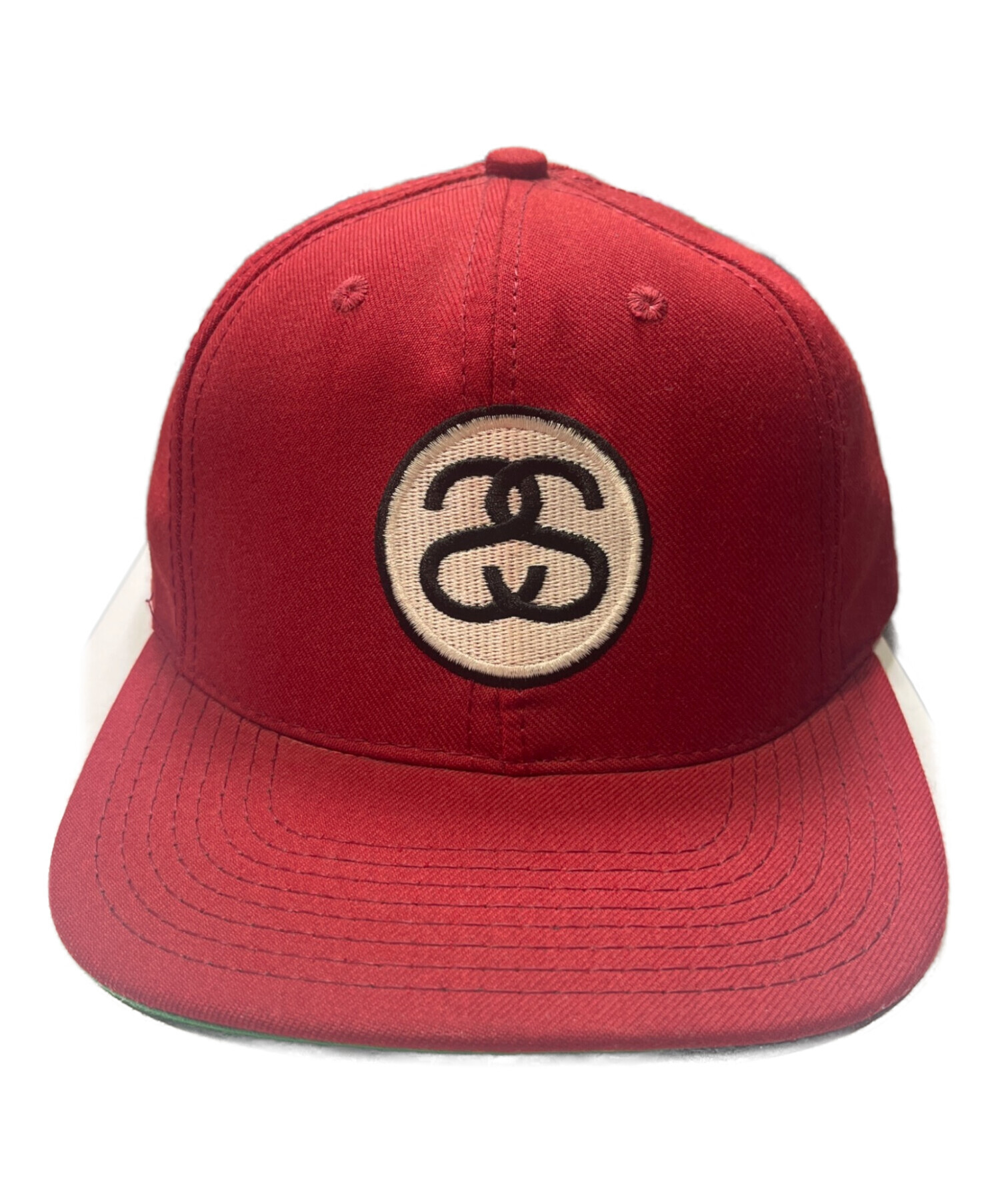 90s STUSSY 白タグシャネルロゴ　キャップ 中古・古着通販】stussy (ステューシー) OLDシャネルロゴキャップ バー