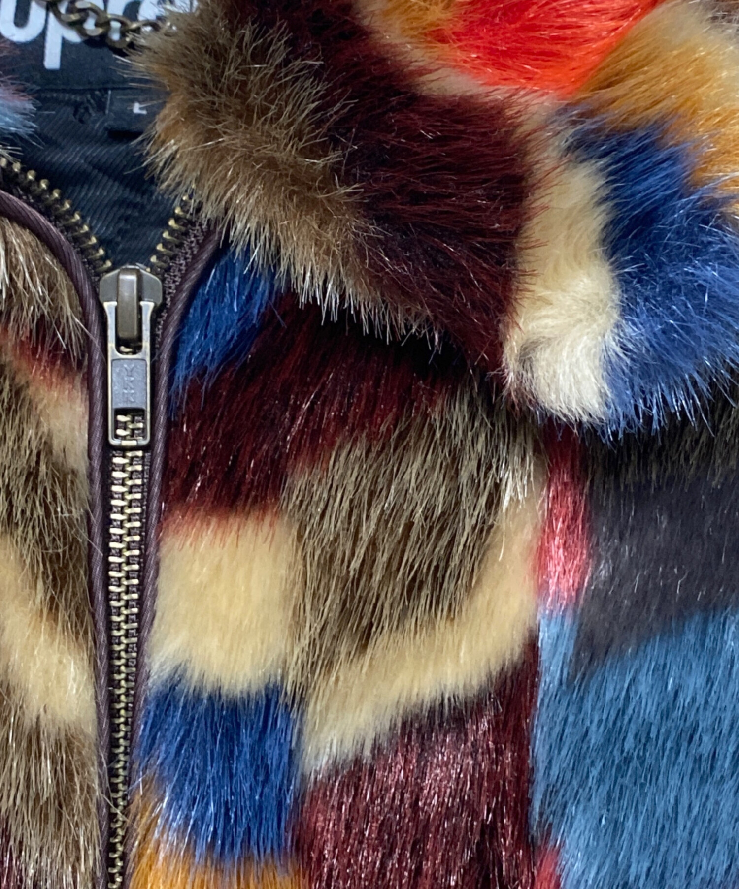 中古・古着通販】SUPREME (シュプリーム) Multicolor Faux Fur Bomber