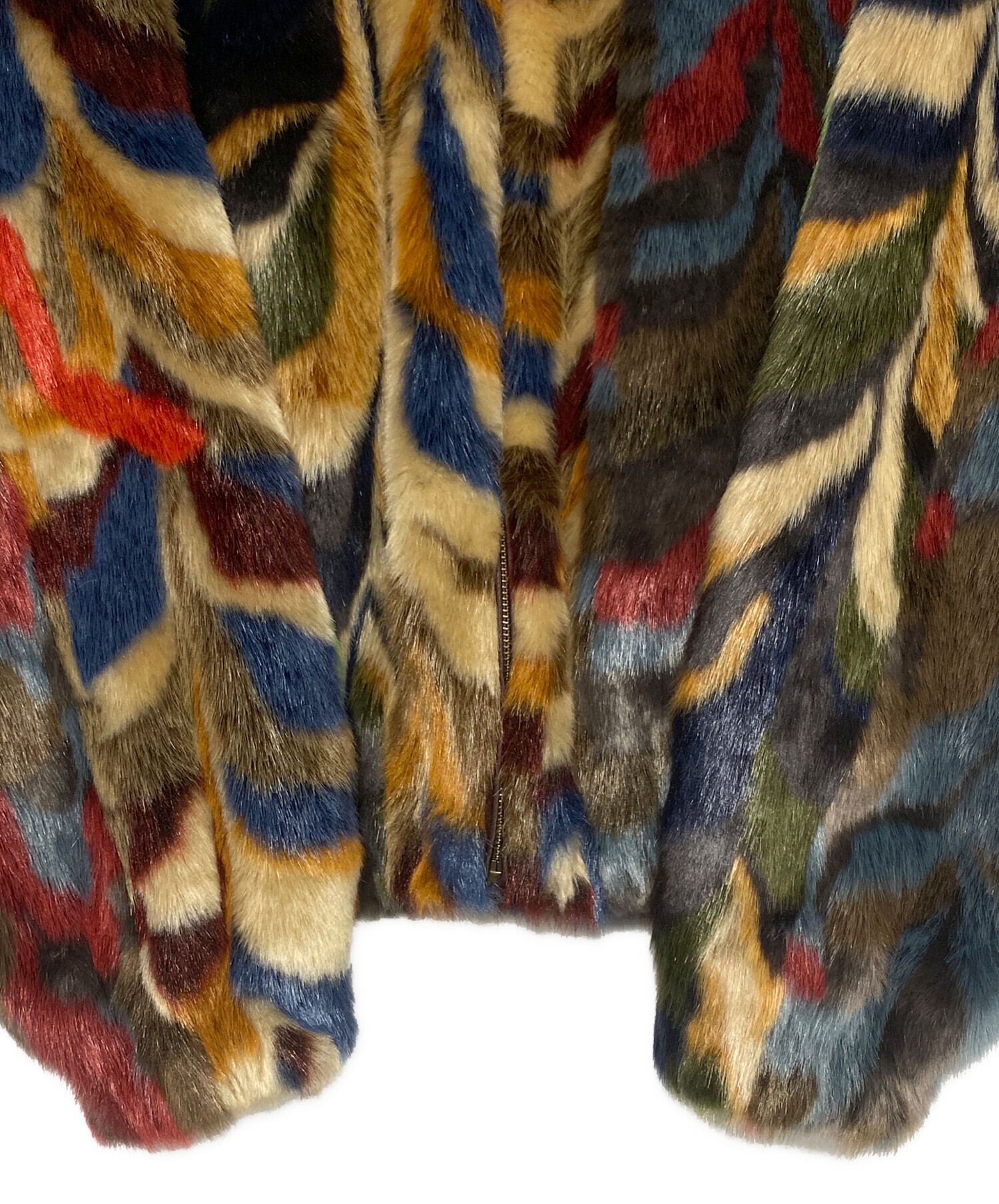 中古・古着通販】SUPREME (シュプリーム) Multicolor Faux Fur Bomber