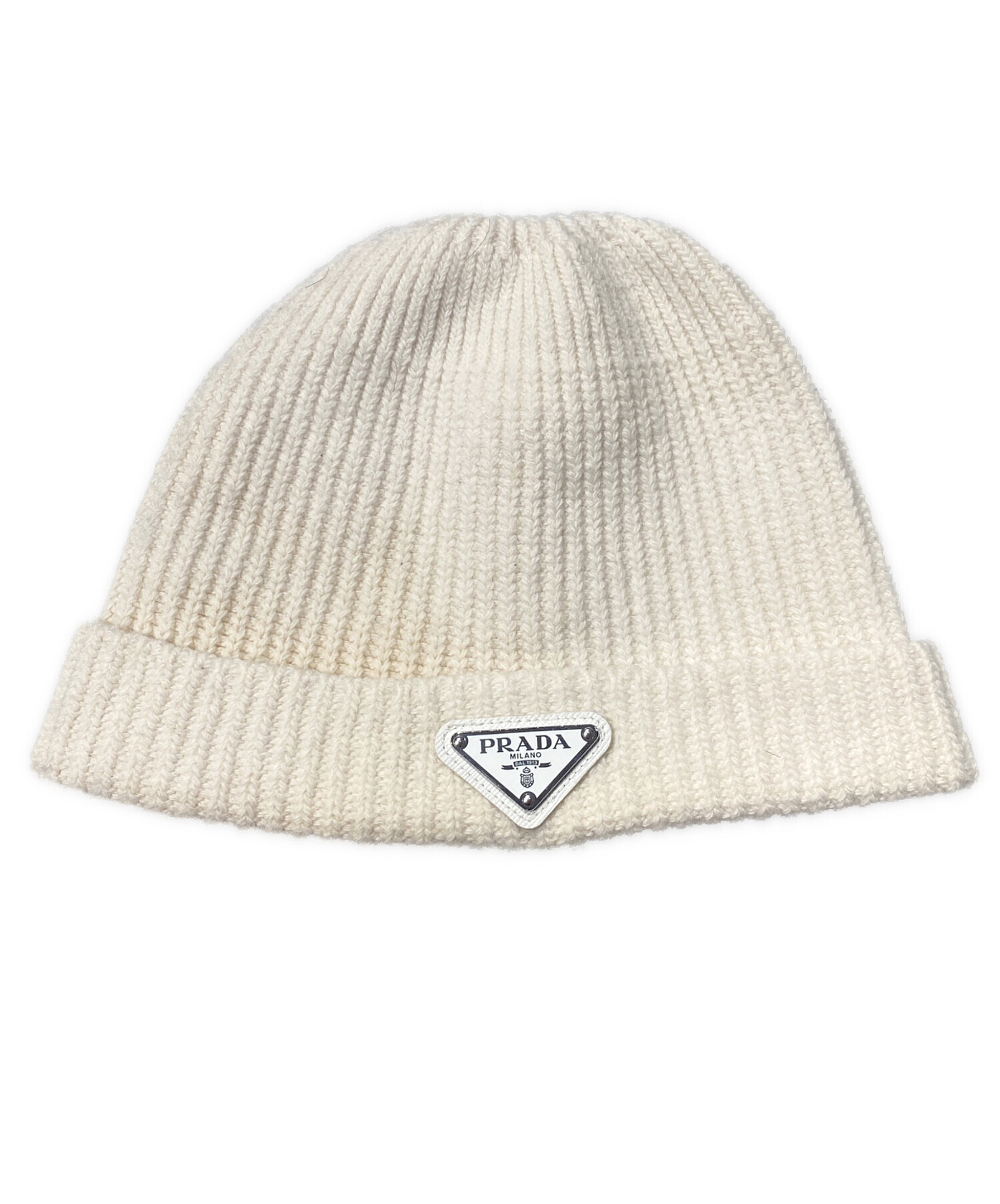 中古・古着通販】PRADA (プラダ) トライアングル ロゴプレート ウール