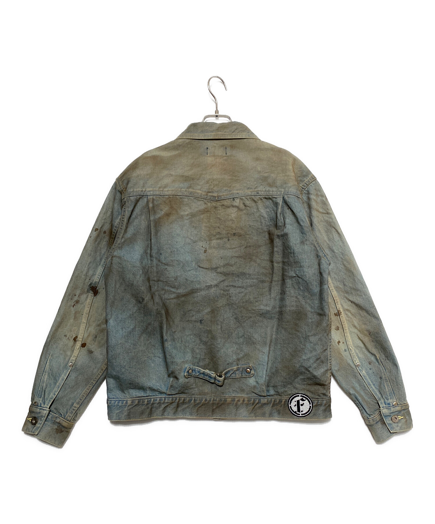FAF Dirt Denim Jacket デニムジャケット 中古・古着通販】FAF (エフエーエフ) TYPE-2.5 DIRT DENIM JACKET