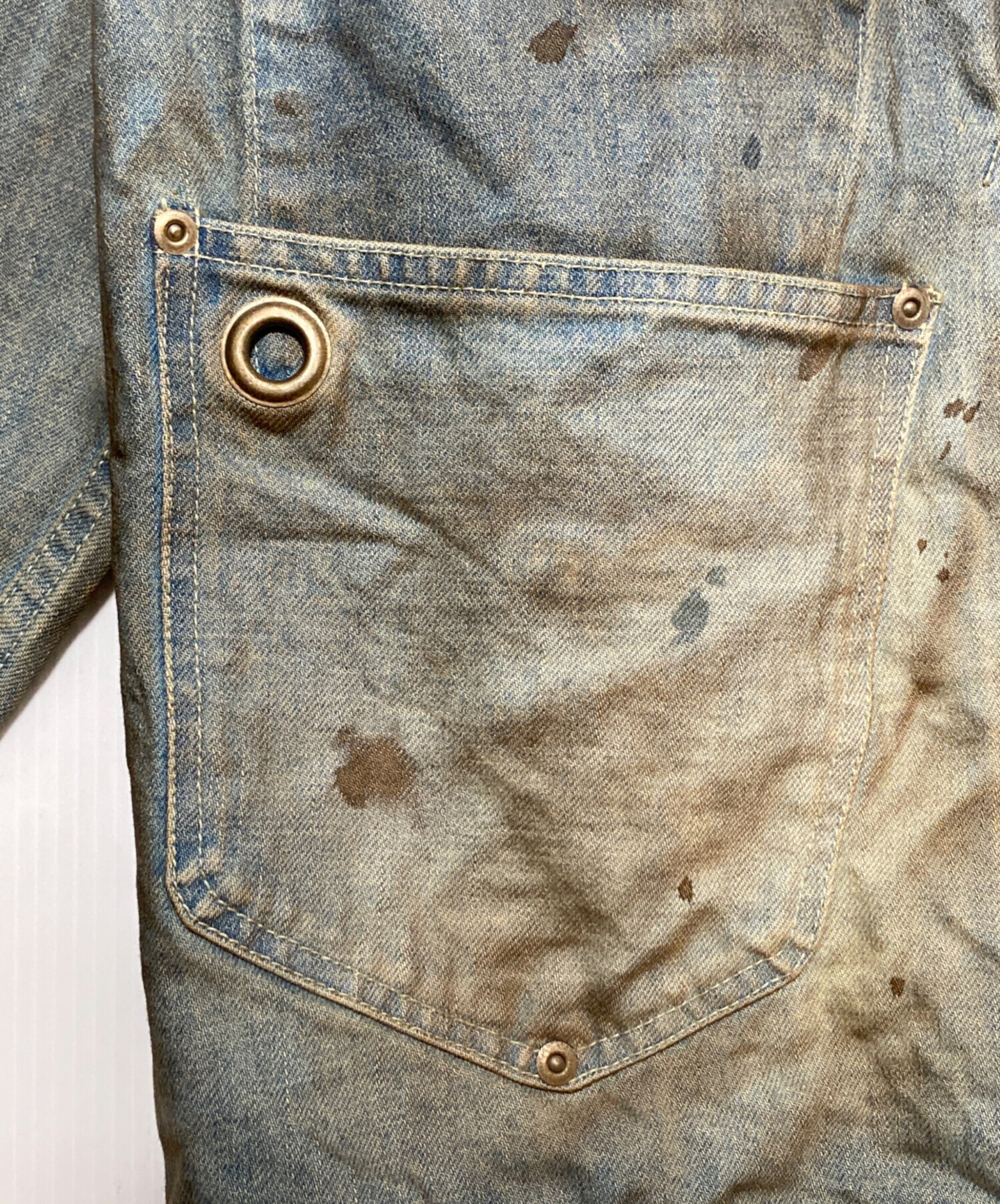 中古・古着通販】FAF (エフエーエフ) TYPE-2.5 DIRT DENIM JACKET