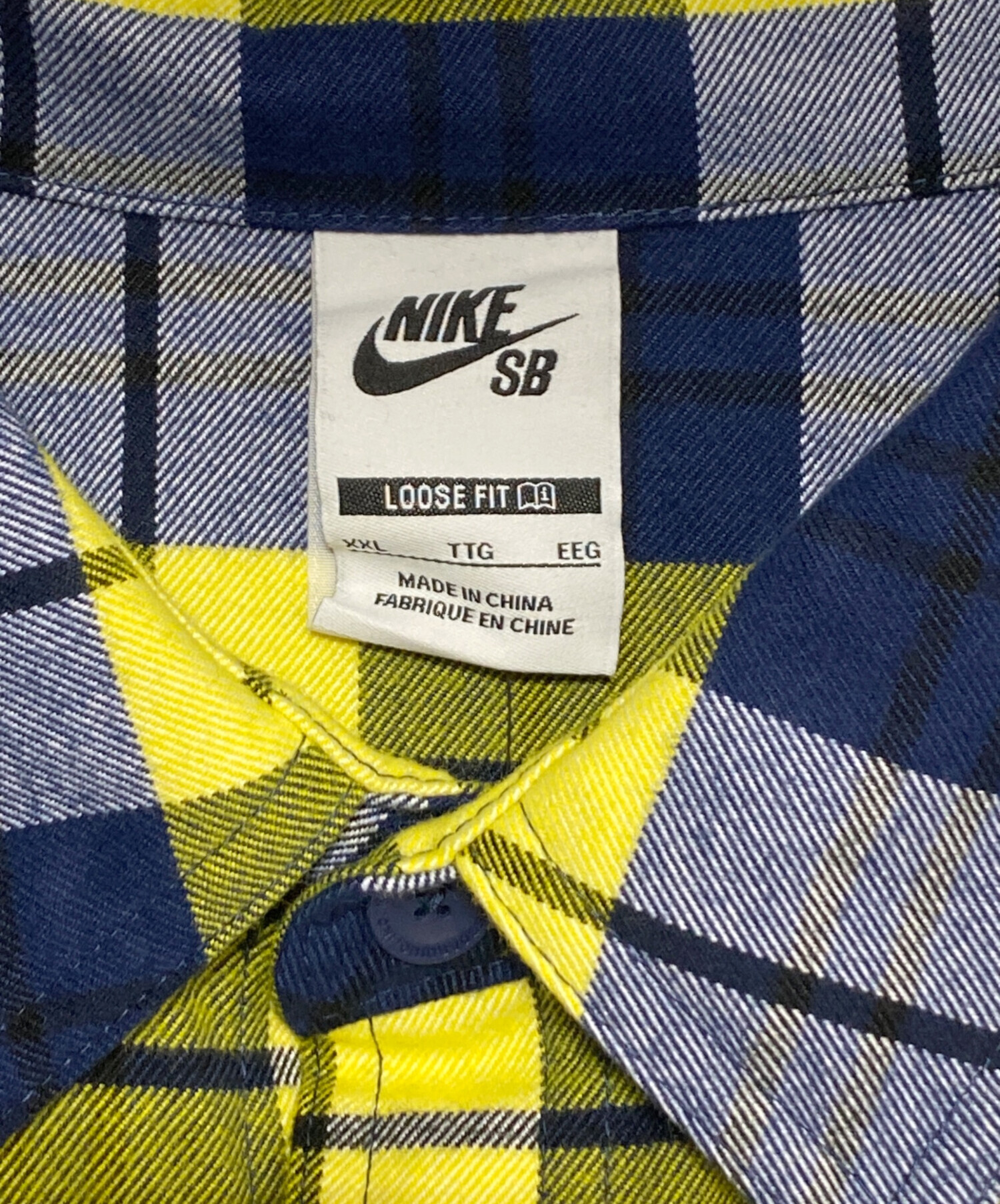 トップス NIKE SB ERIC KOSTON FLNNL BTN UP QS ナイキエスビー NIKE SB 長袖シャツ エリック・コストン コラボ ダーク