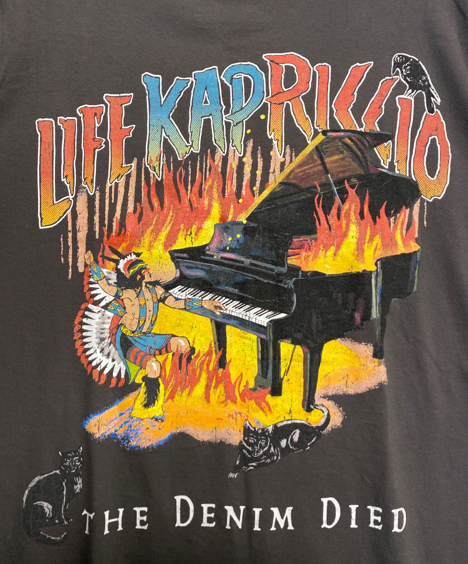 中古・古着通販】KAPITAL (キャピタル) 20/-天竺 ノースリーブBIG-T