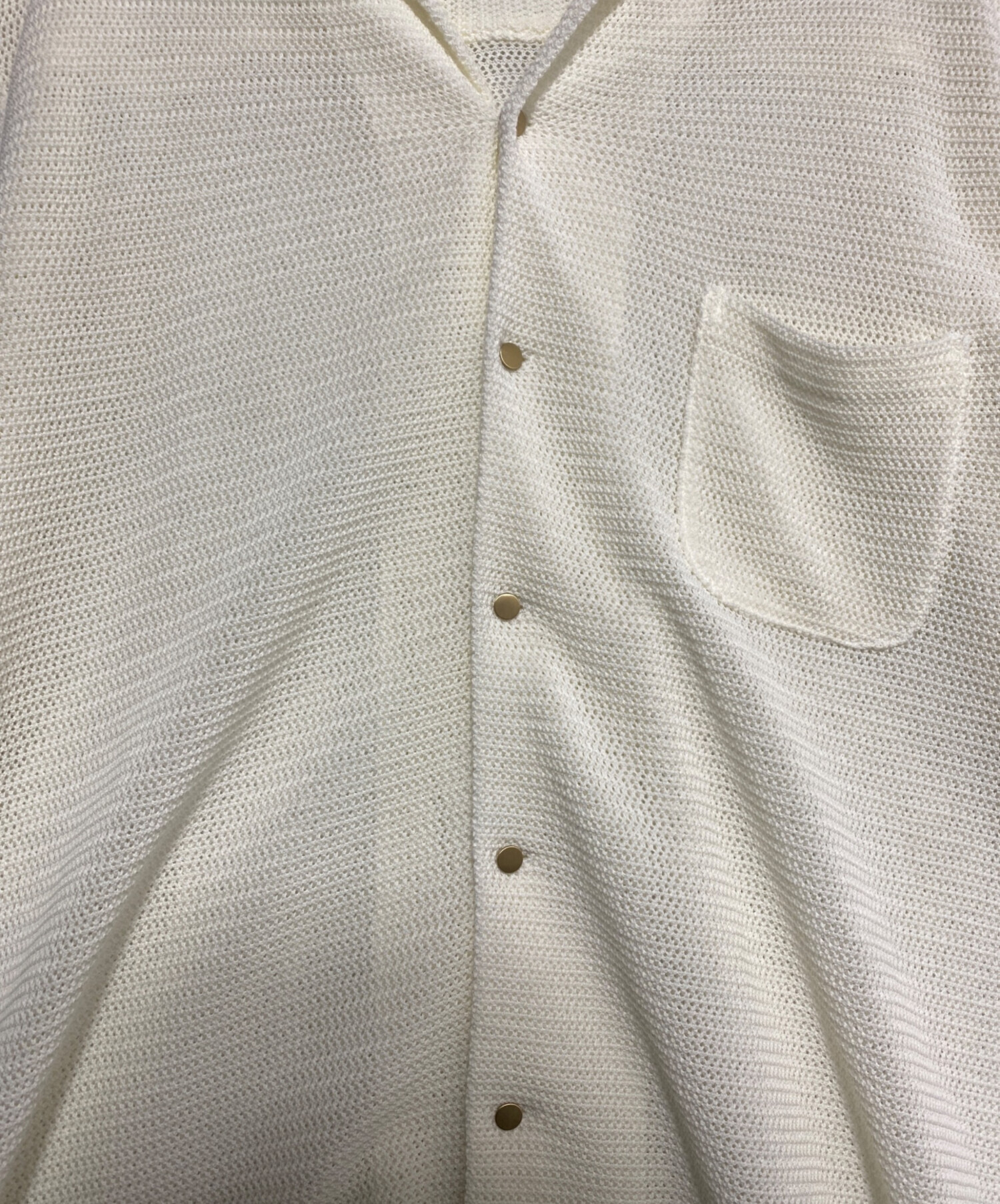 中古・古着通販】WACKO MARIA (ワコマリア) SUMMER KNIT OPEN COLLAR