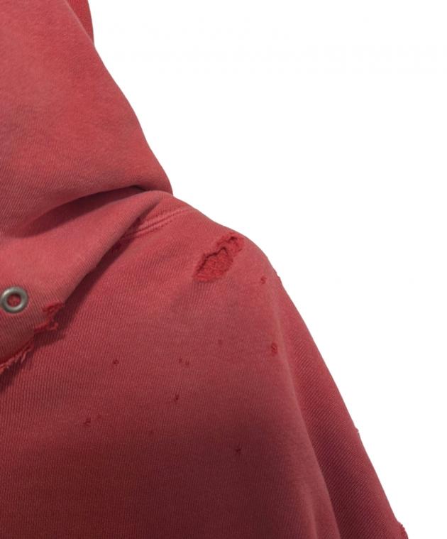 レディメイド ダメージパーカー レッド 中古・古着通販】READYMADE (レディメイド) DOUBLE FACE HOODIE/RD