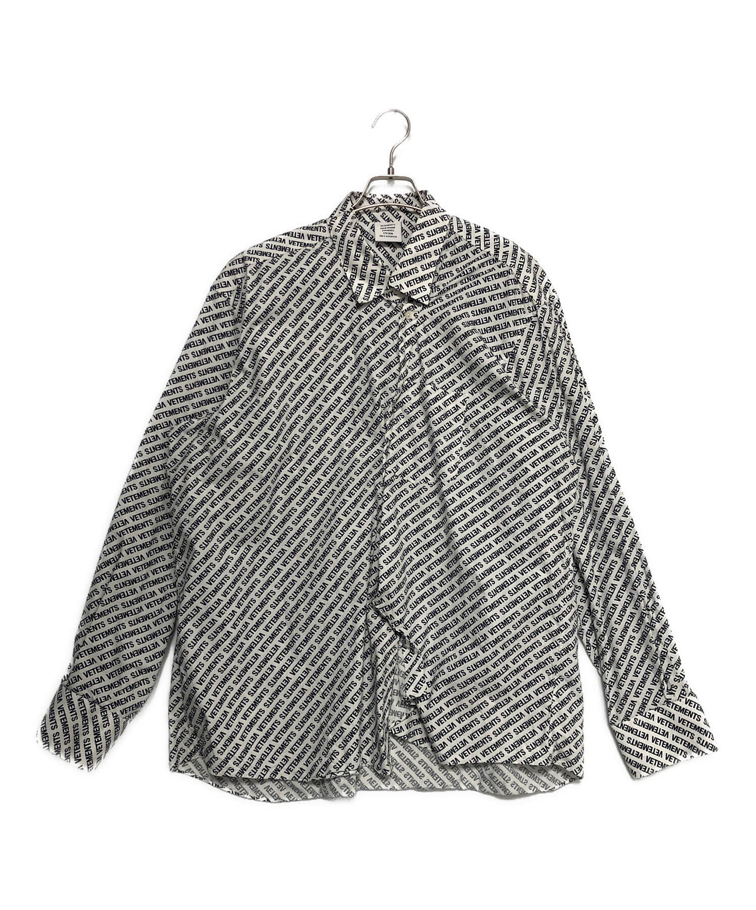 中古・古着通販】VETEMENTS (ヴェトモン) 18SS MONOGRAM L/S OVERSIZED
